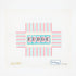 Pink and blue striped fudge box