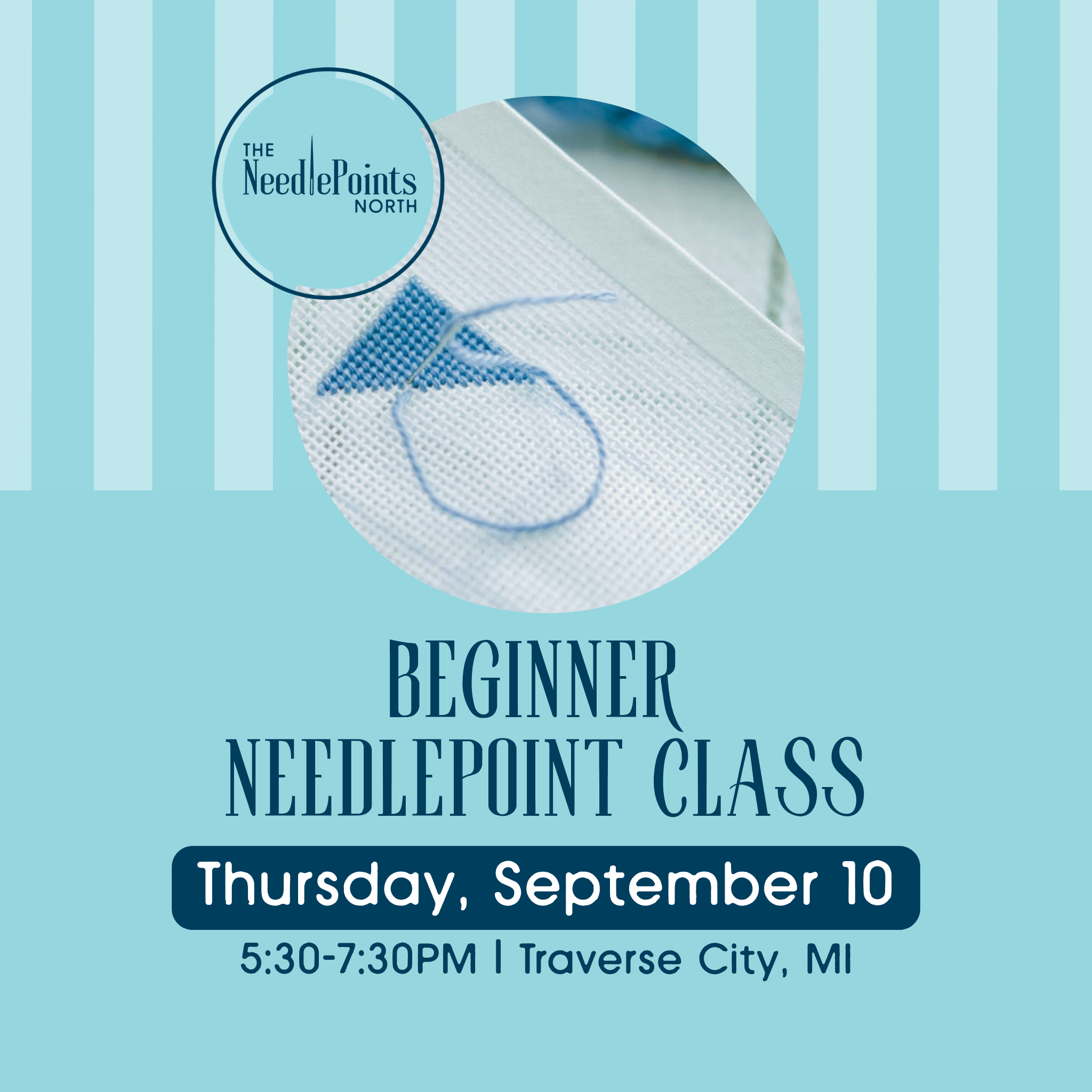 Beginner Needlepoint Class: September 10