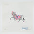 Needlepoint canvas zebra design
