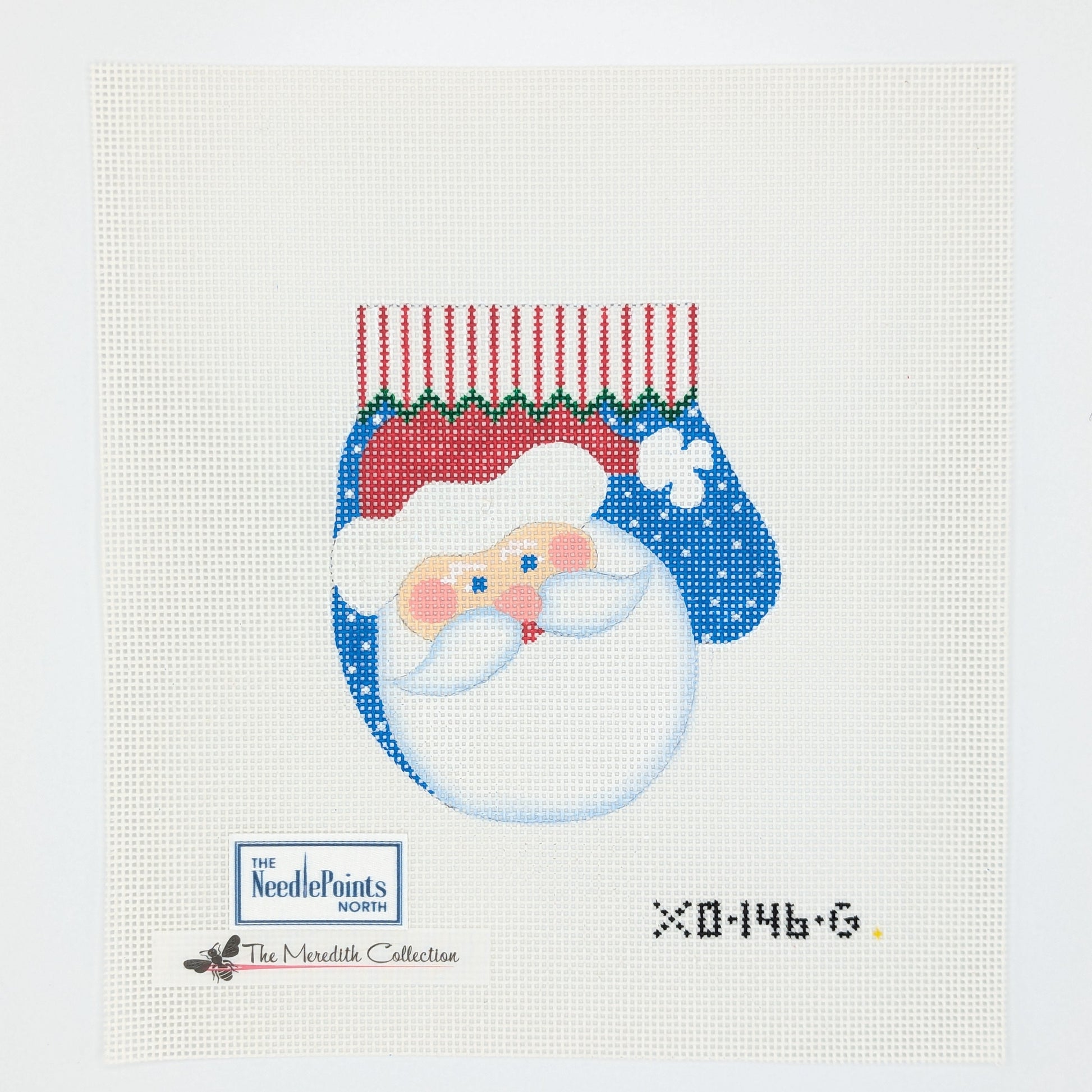 Santa Mitten with Stitch Guide