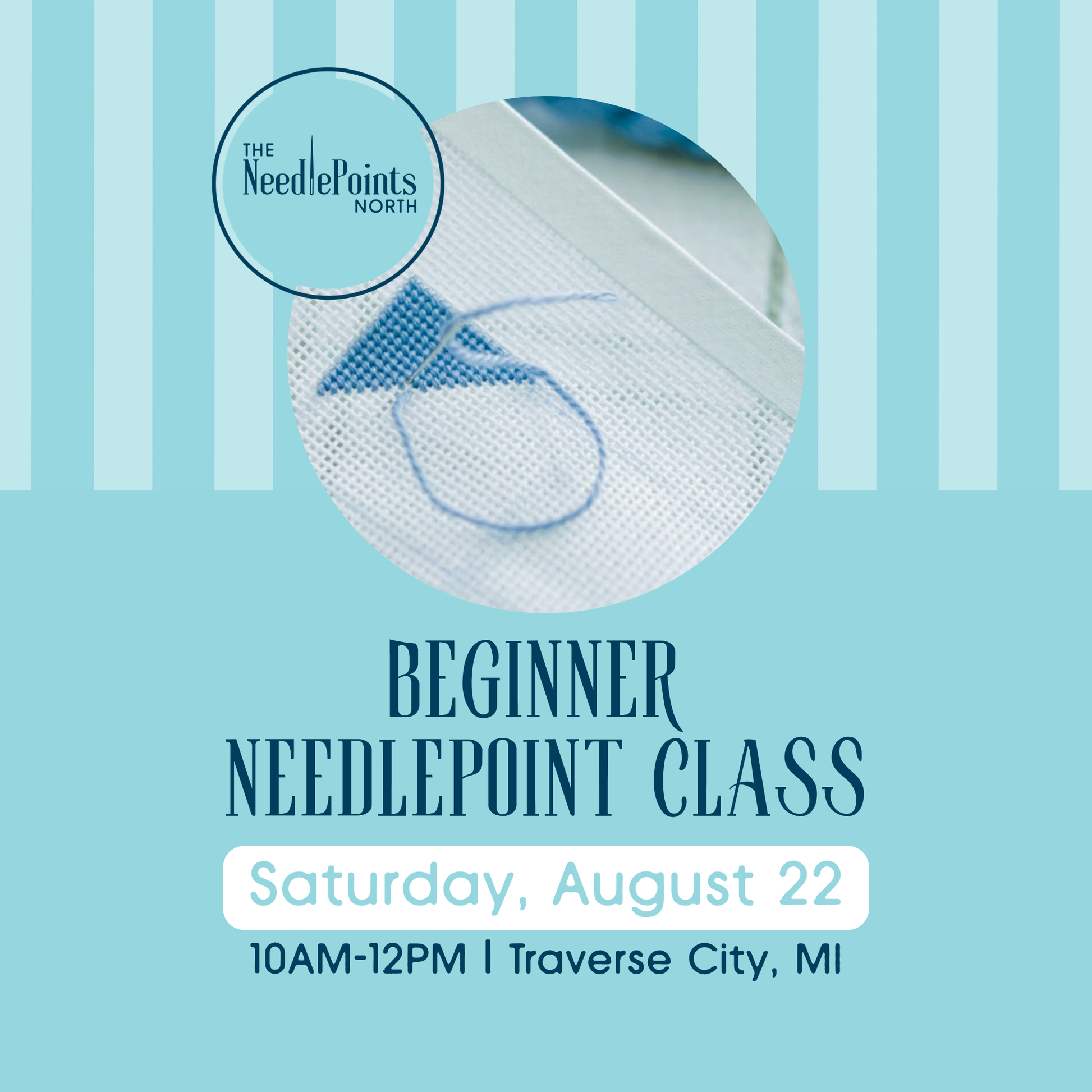 Beginner Needlepoint Class: August 22