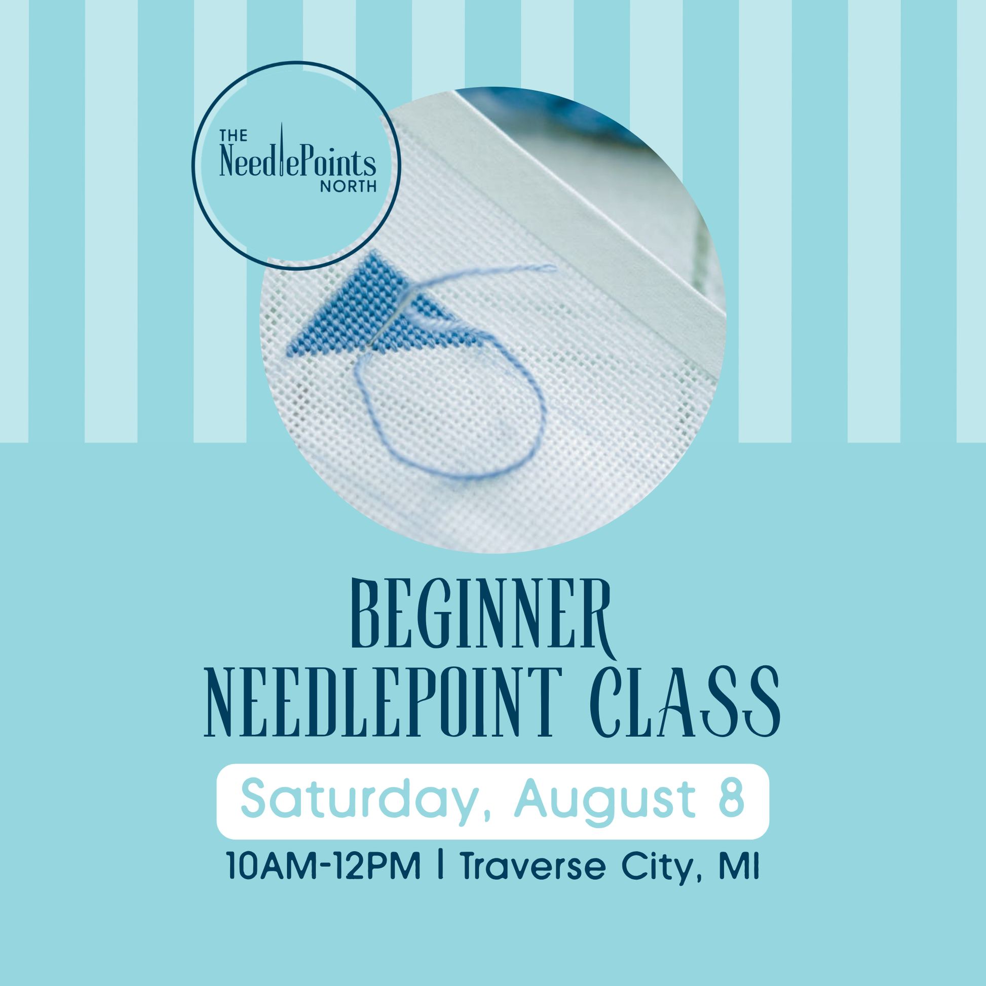 Beginner Needlepoint Class: August 8