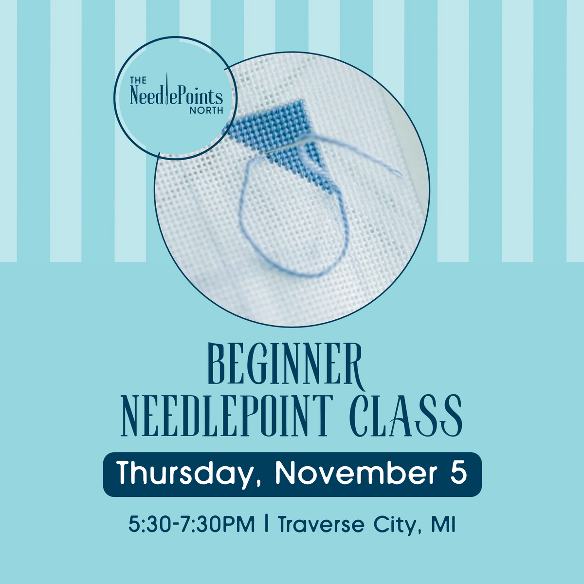 Beginner Needlepoint Class: November 5