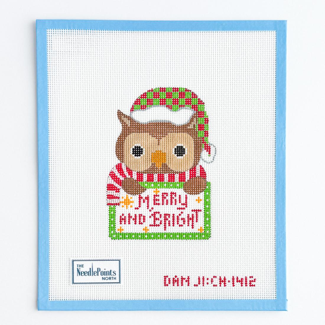 Owl Tag Merry & Bright