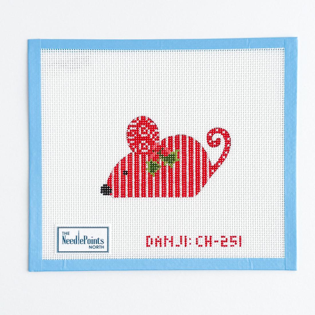 Mice Red With White Stripes