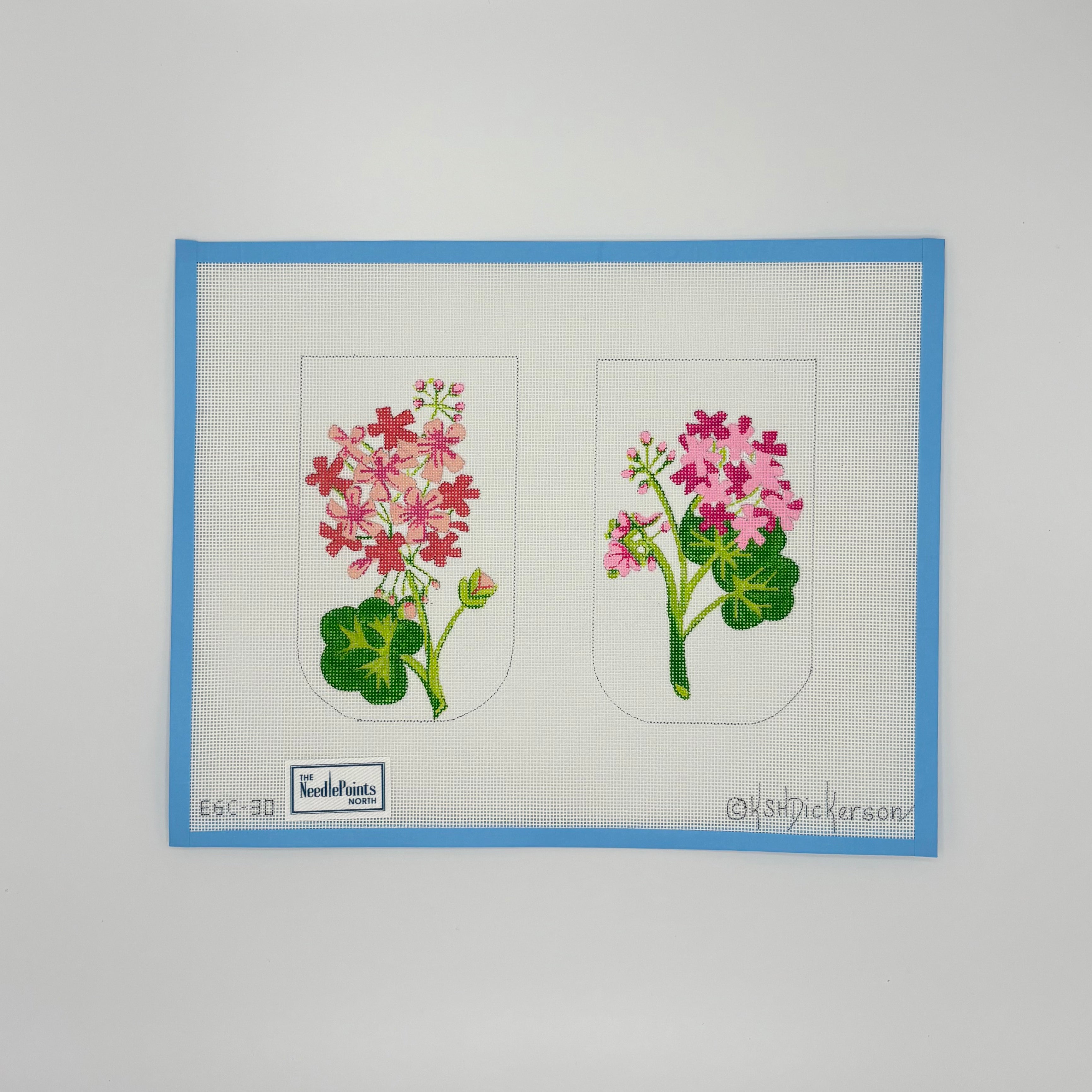 Geraniums - eyeglass case