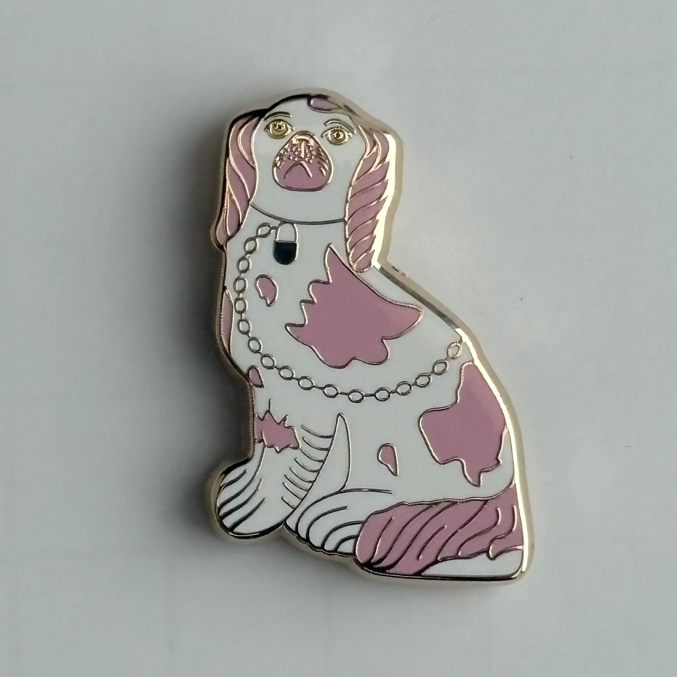 Pink Staffordshire Dog Needle Minder