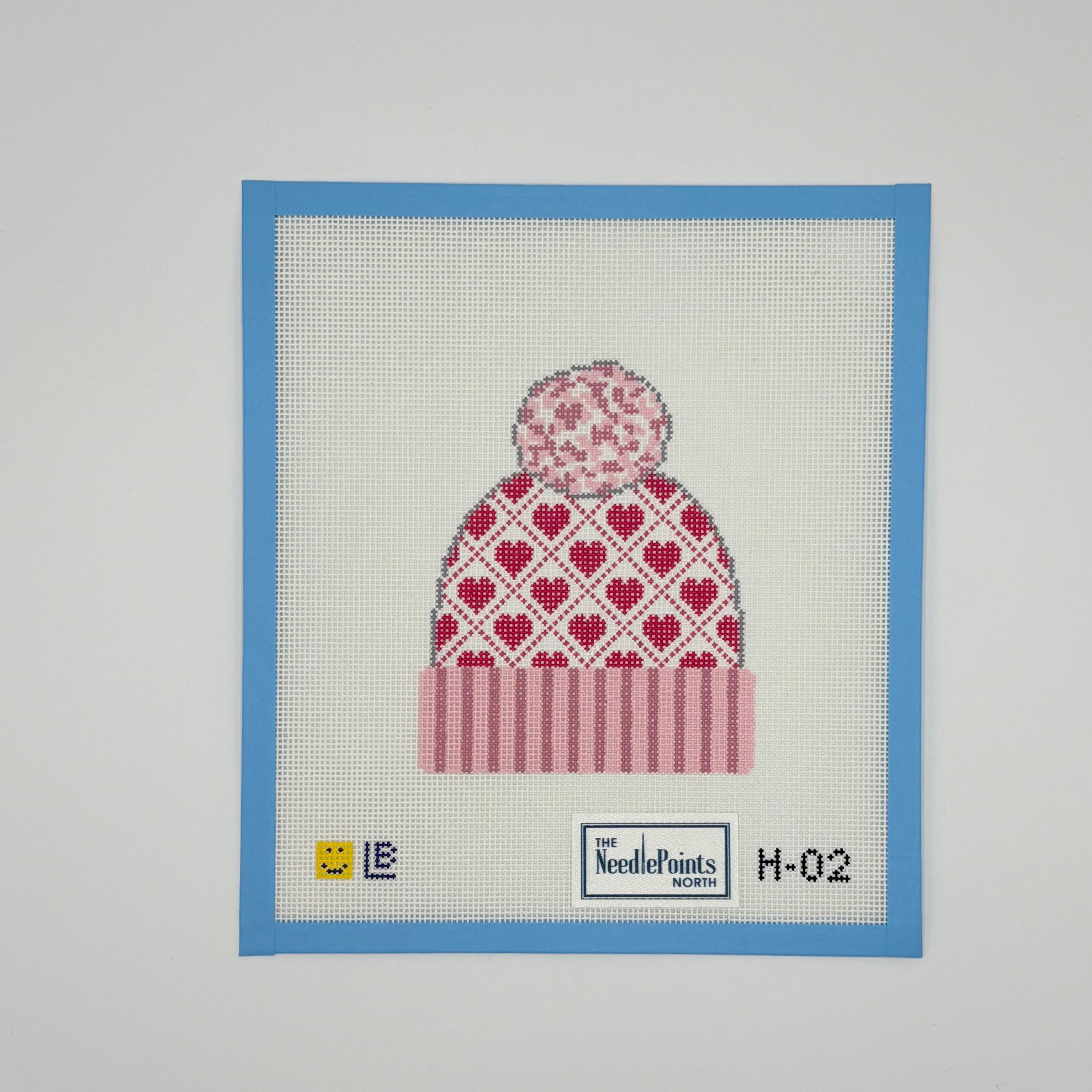 Beanie - Heart Pink