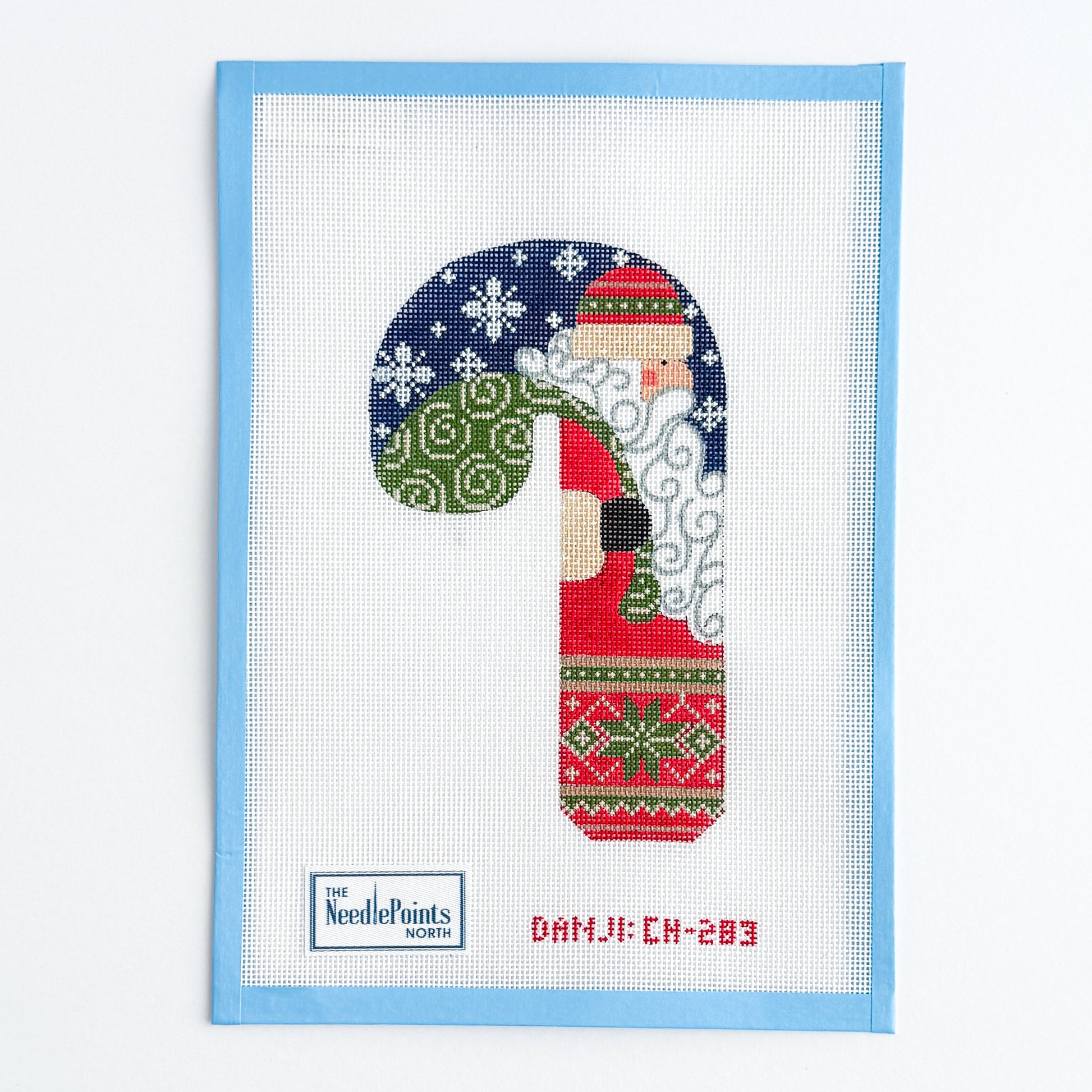 Candy Cane Large Traditional Santa