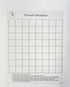 Thread Calculator chart on a white background