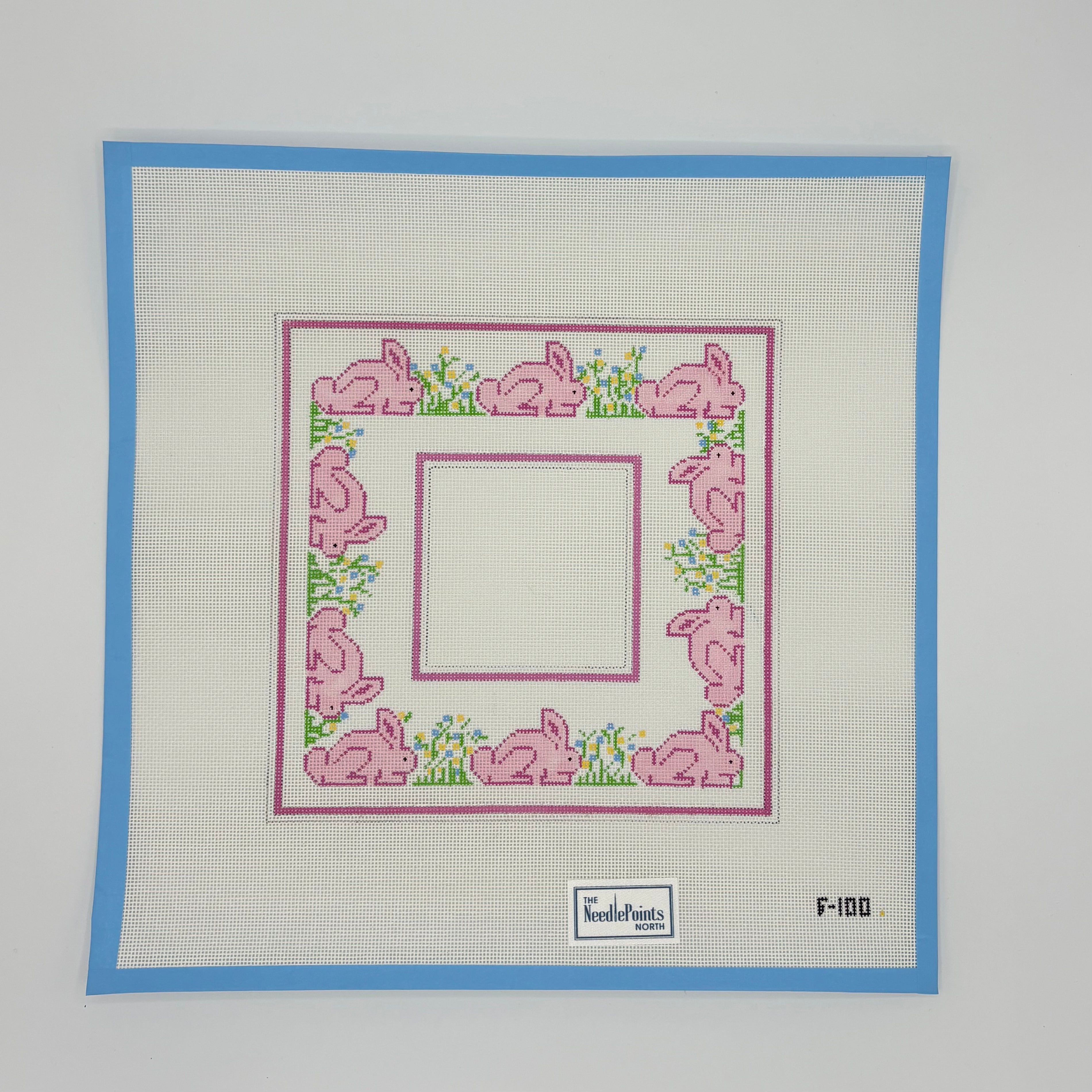 Bunnies frame - pink