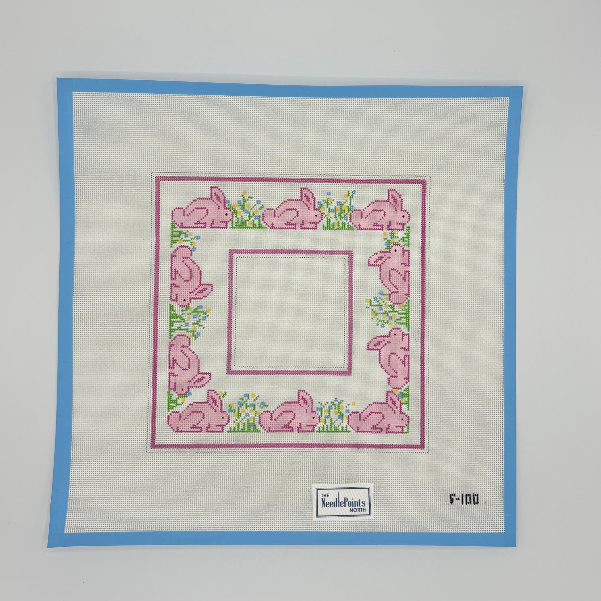Bunnies frame - pink