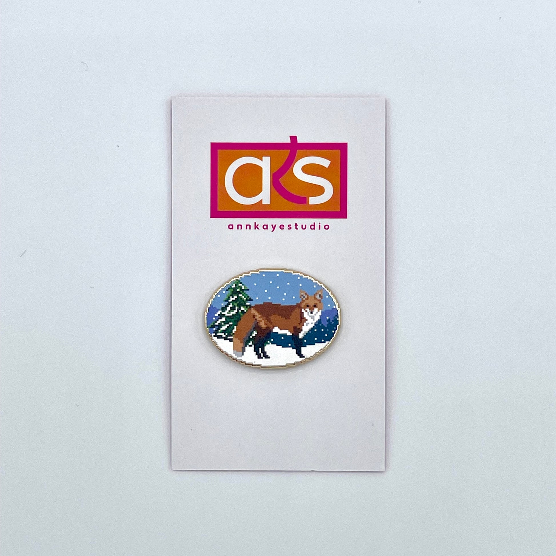 Winter Fox Needle Minder