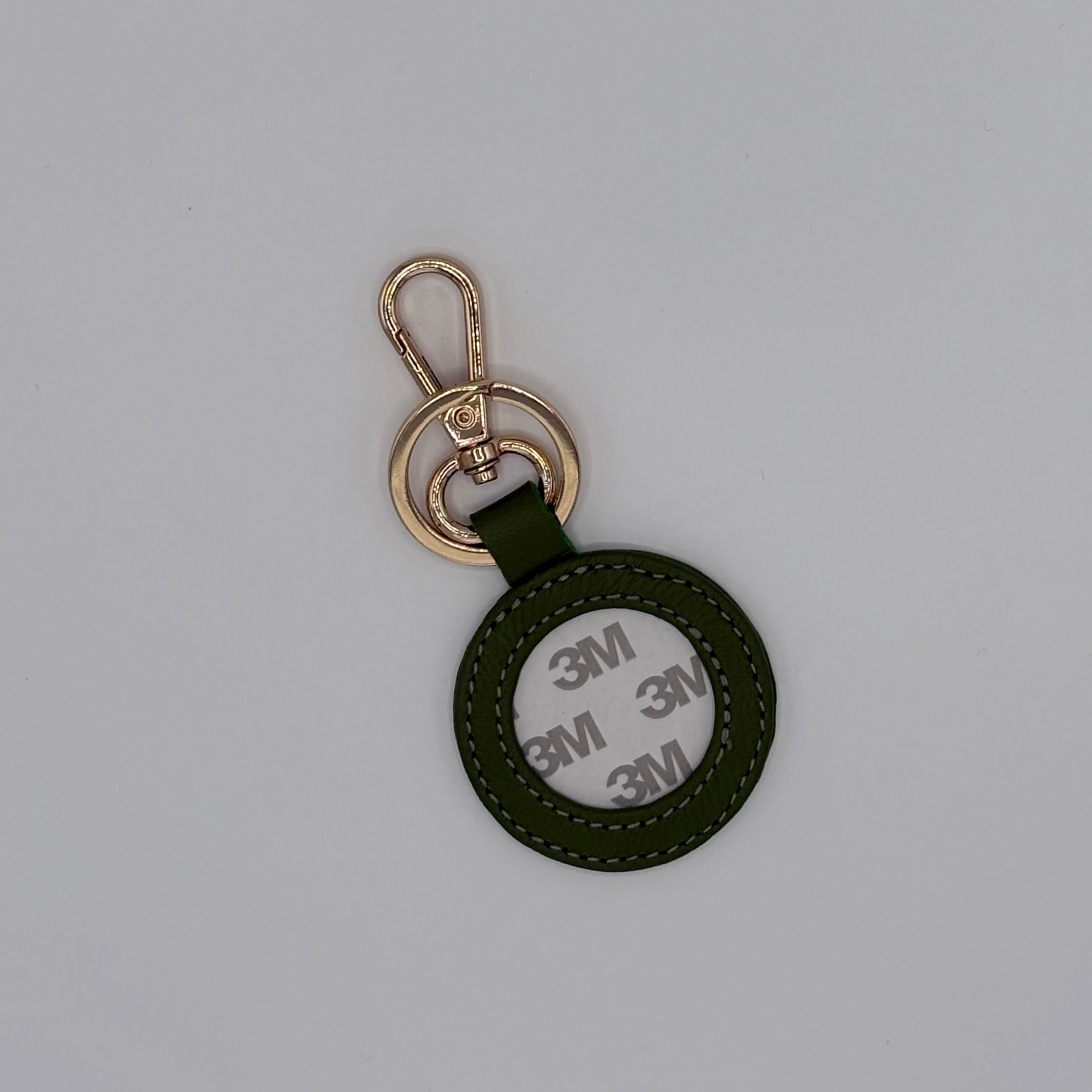 Leather Key Fob Olive