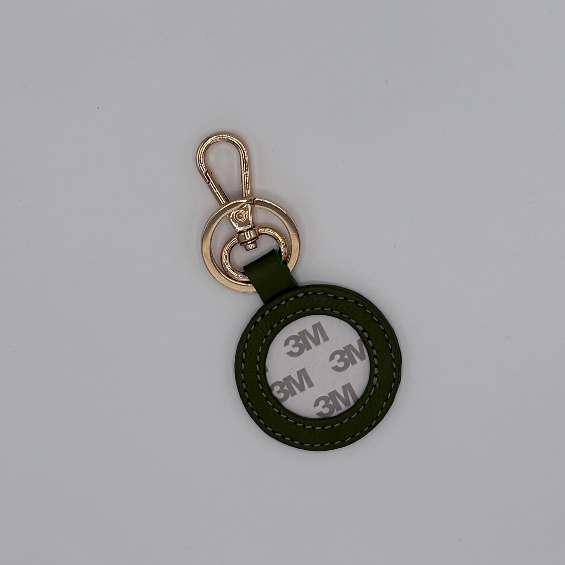 Leather Key Fob Olive