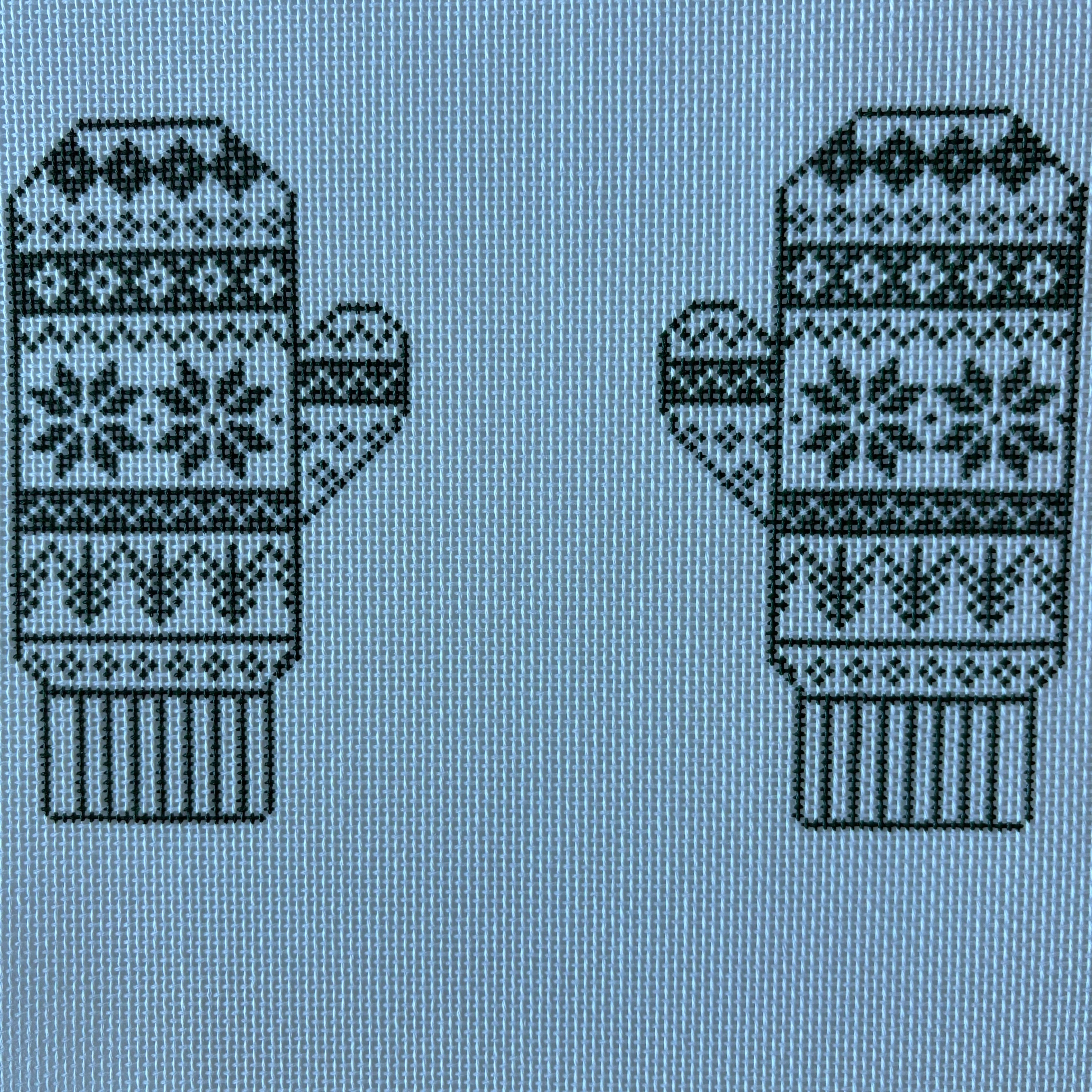 Mittens - Nordic Green