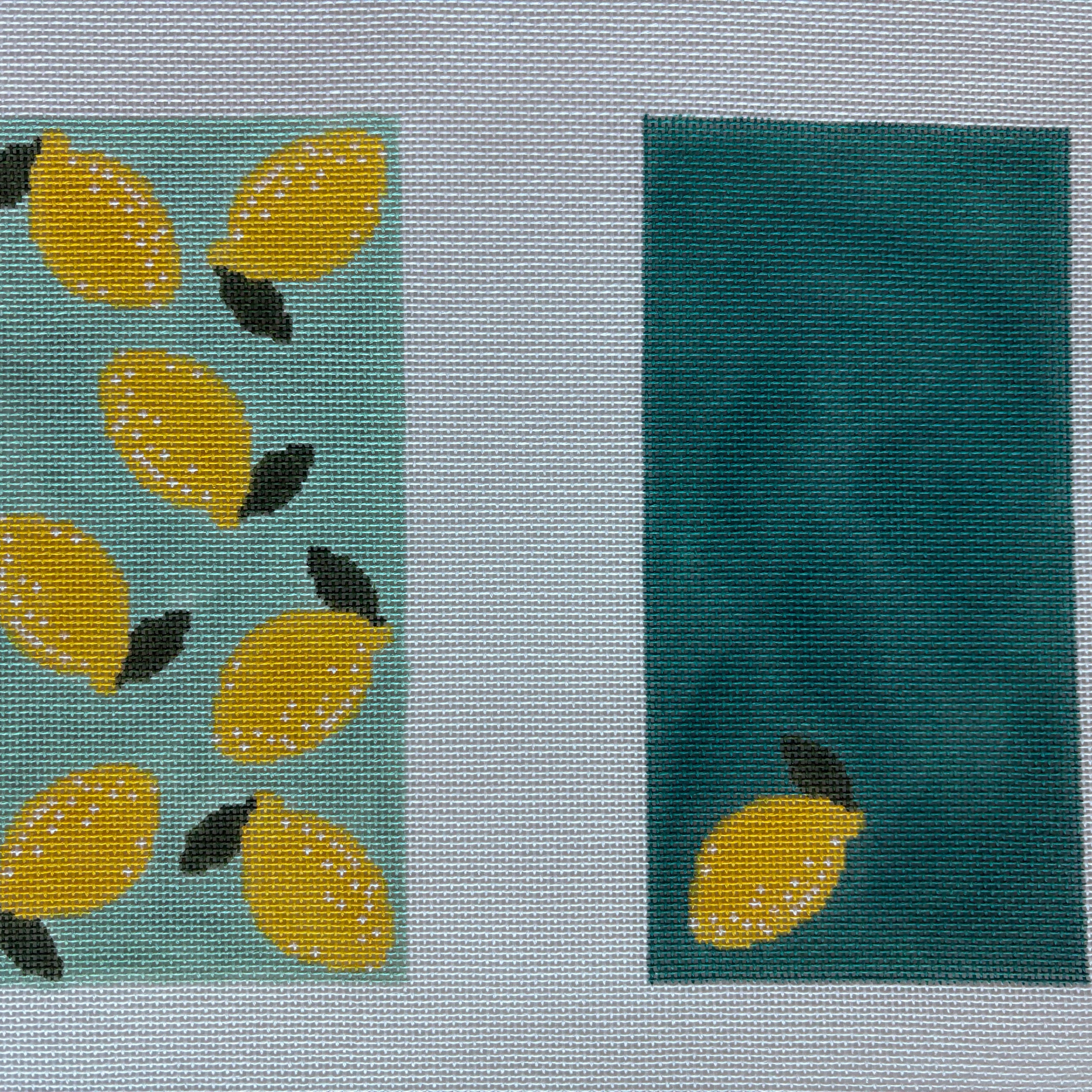 Lemons on Teal EGC
