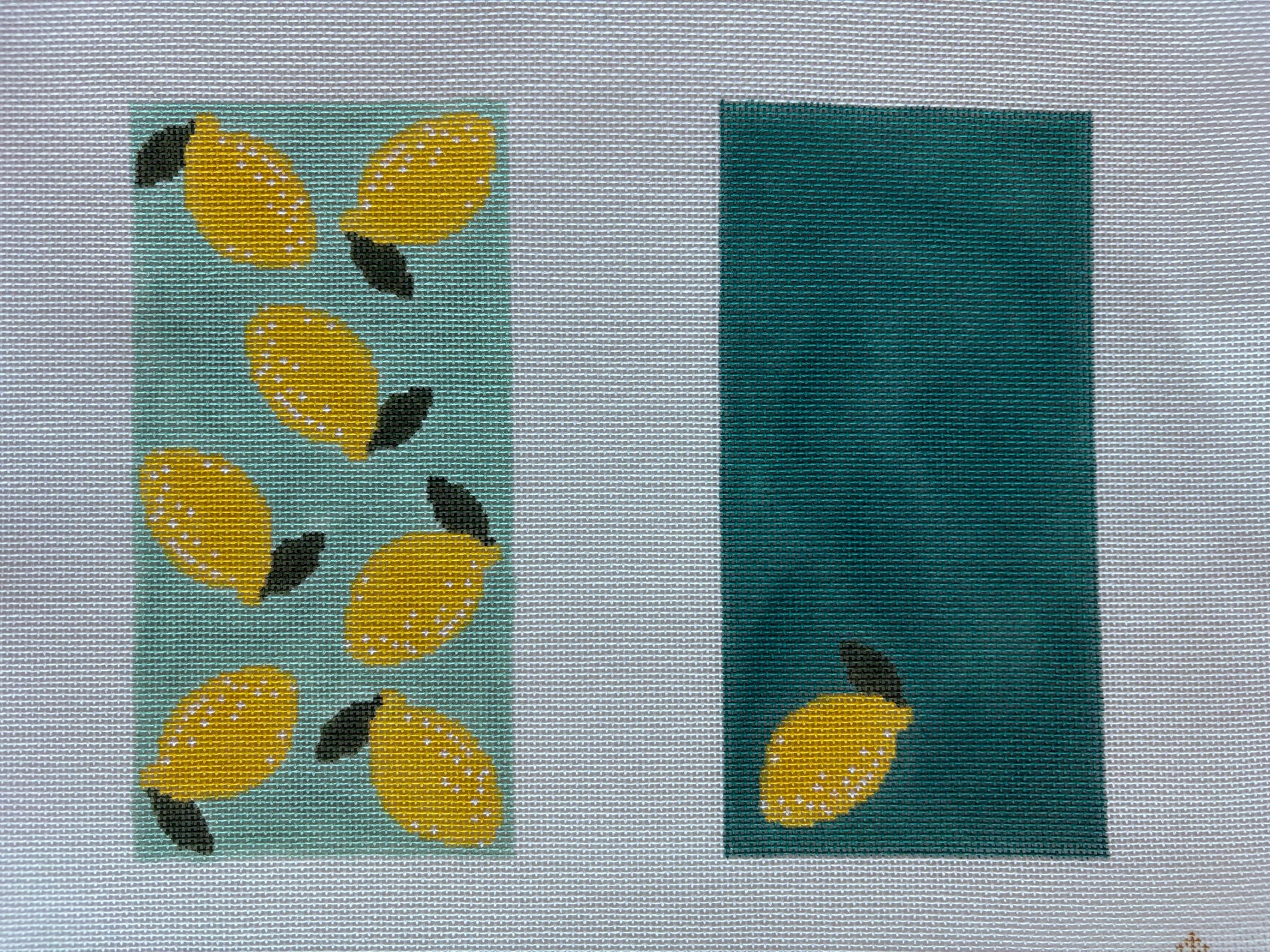 Lemons on Teal EGC