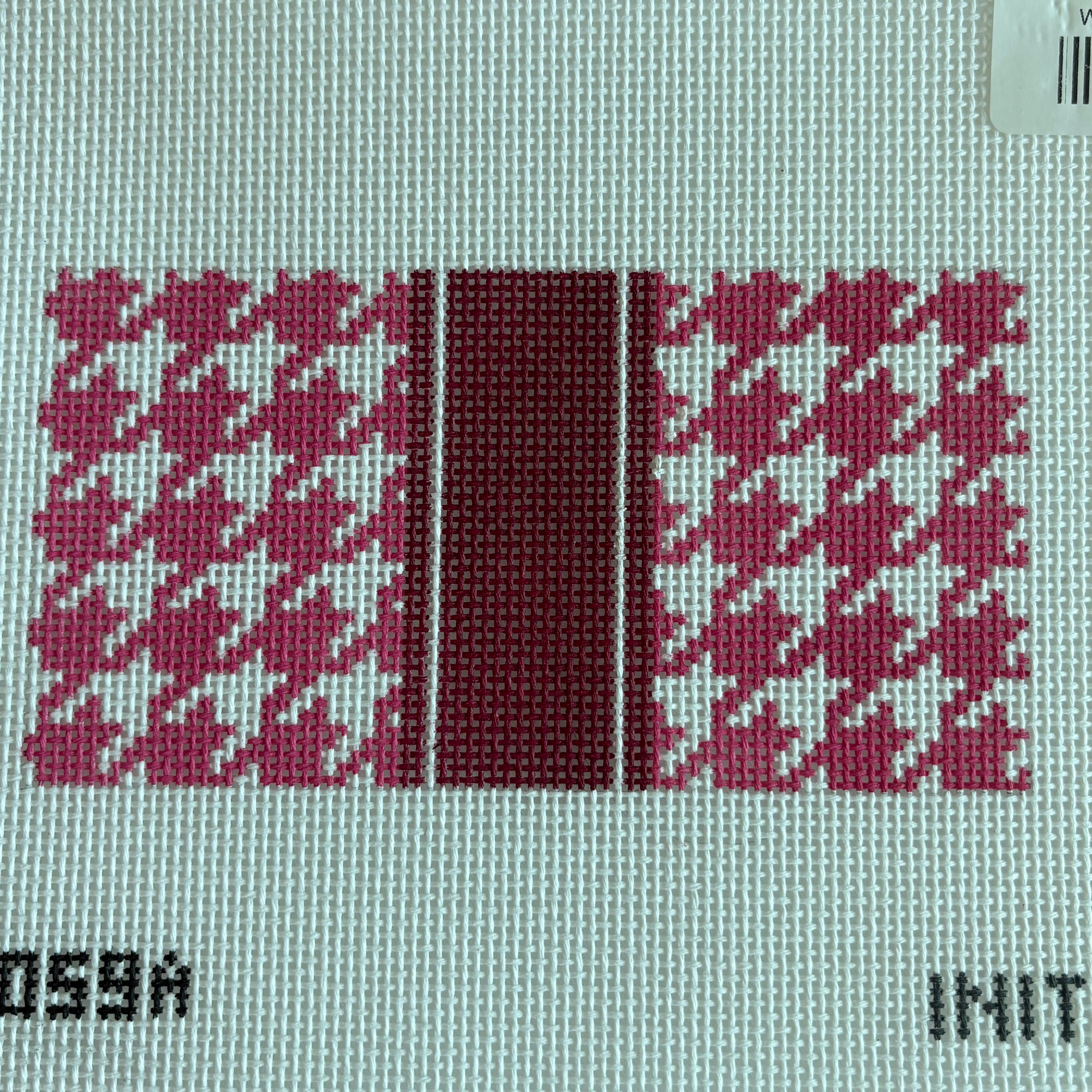 Pink Houndstooth