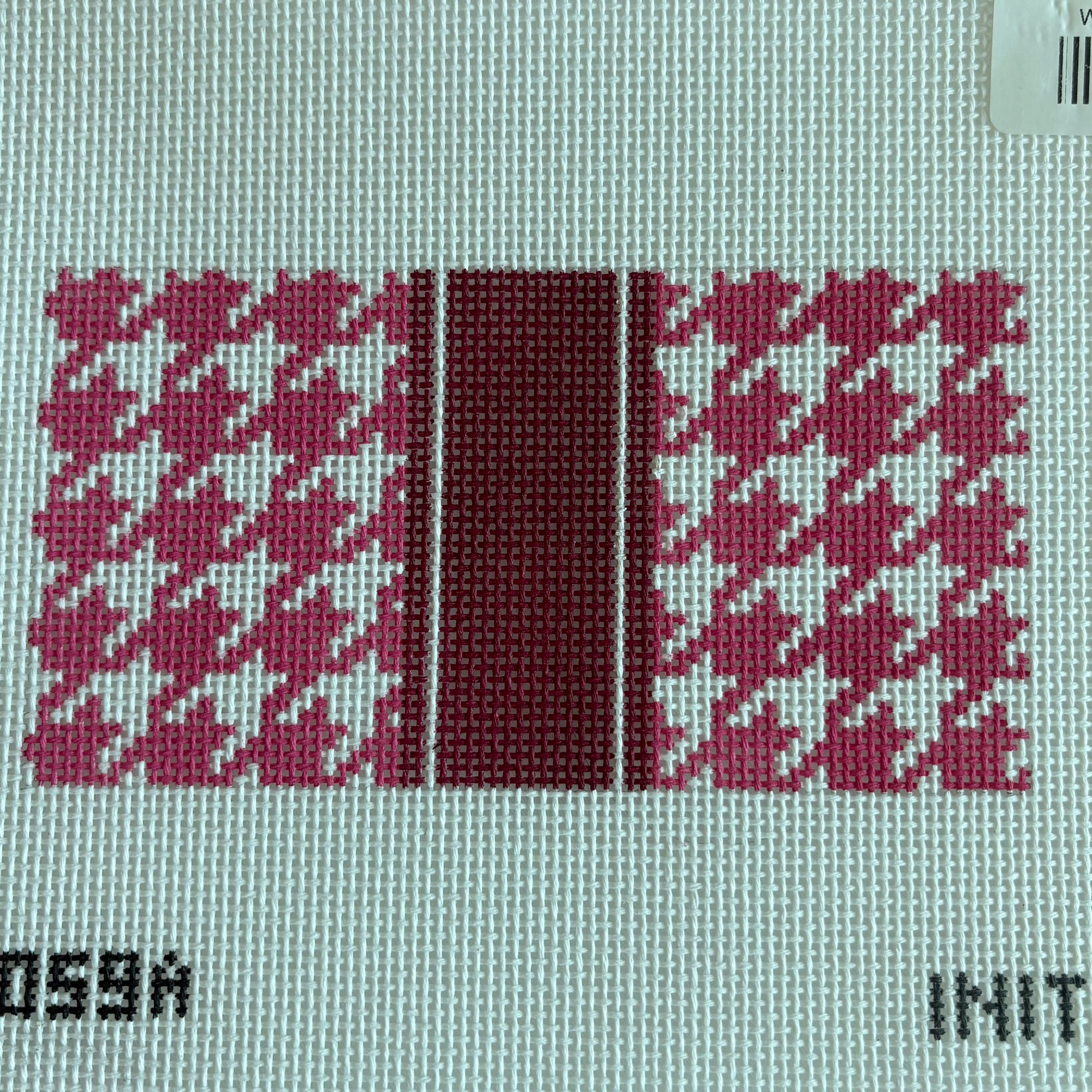 Pink Houndstooth