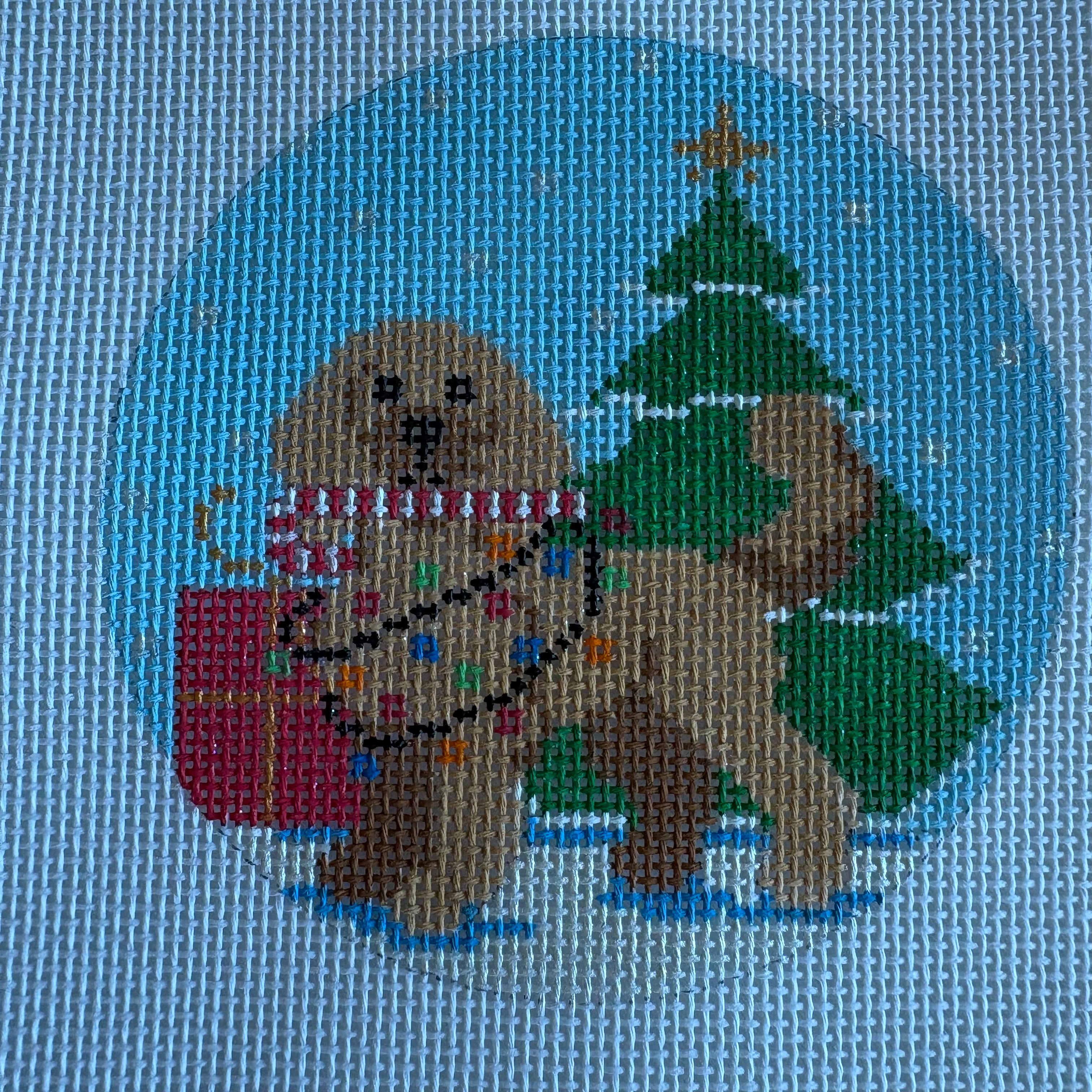 Holiday Pooch Golden Doodle