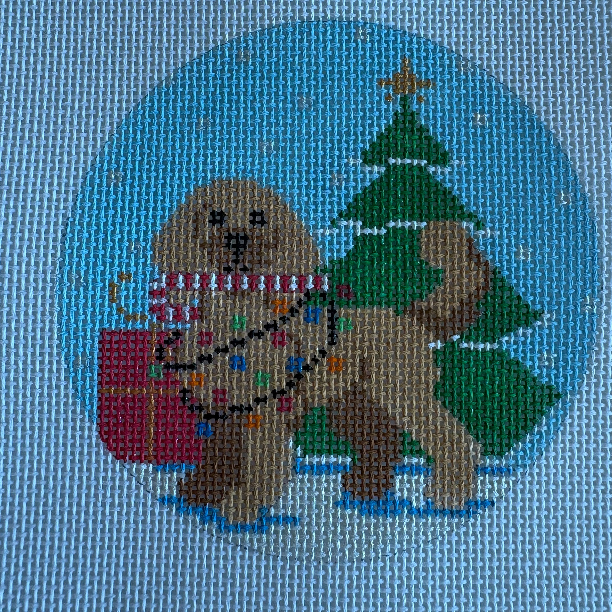 Holiday Pooch Golden Doodle