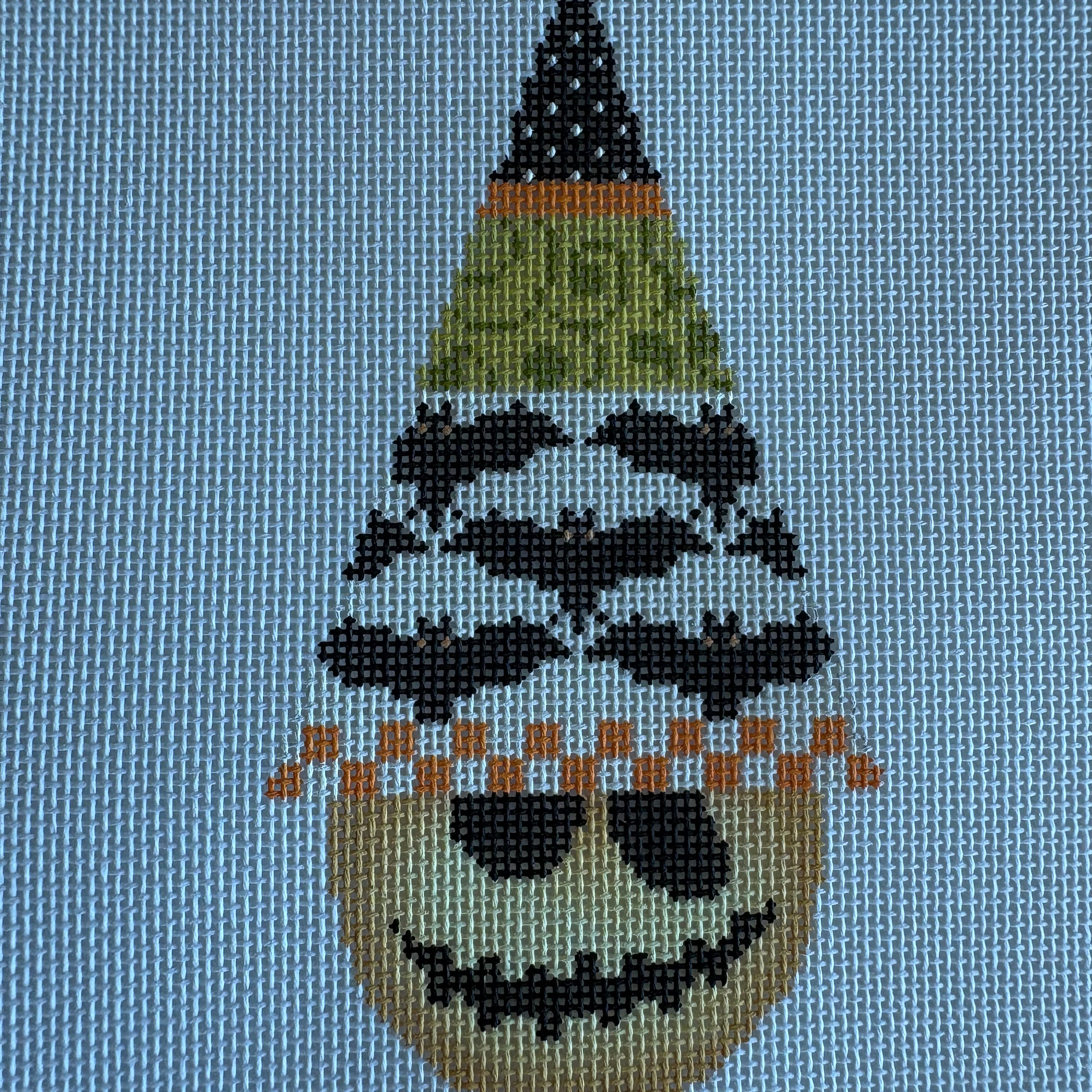 Pumpkin Head with Bats
