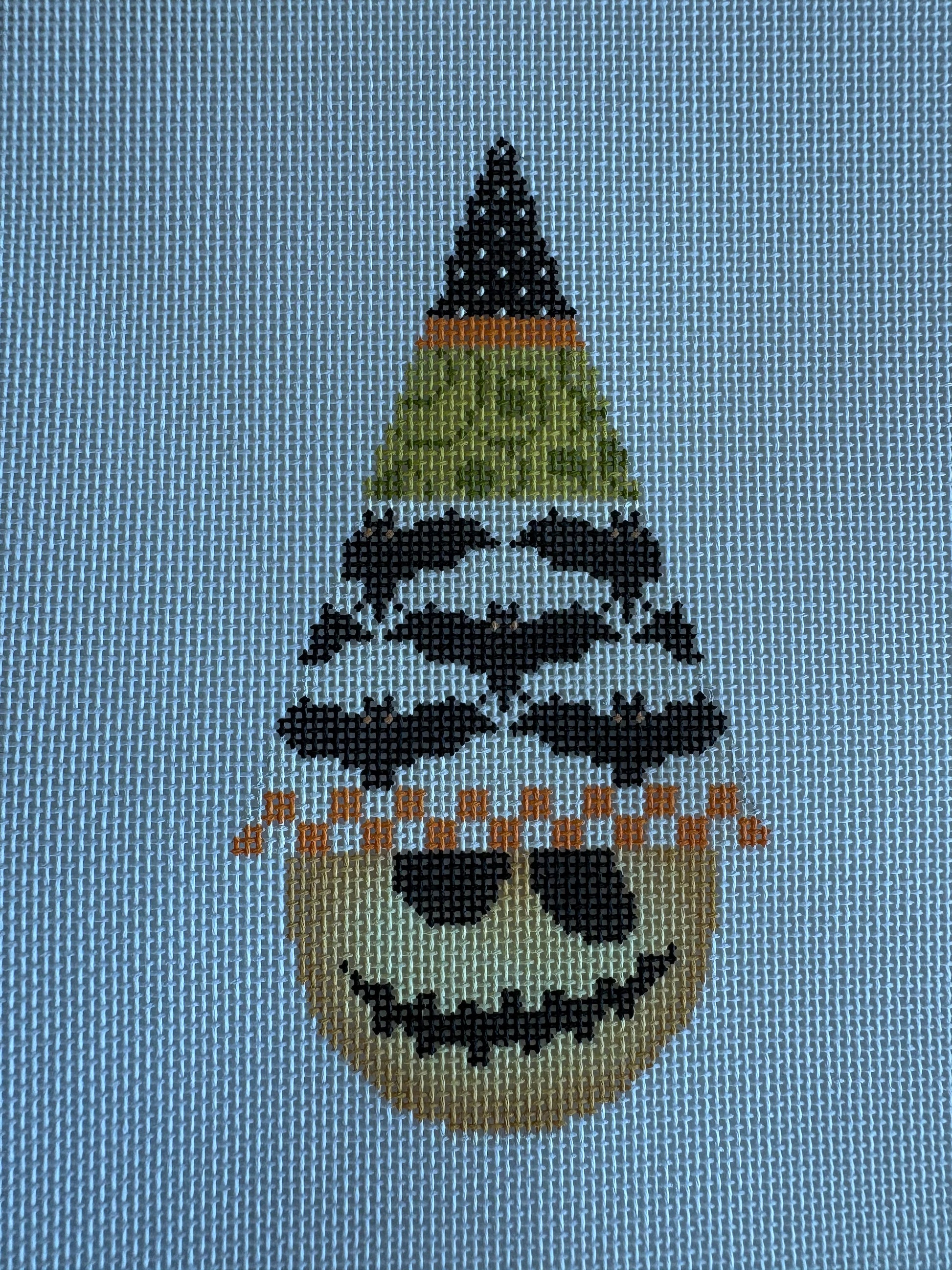 Pumpkin Head with Bats