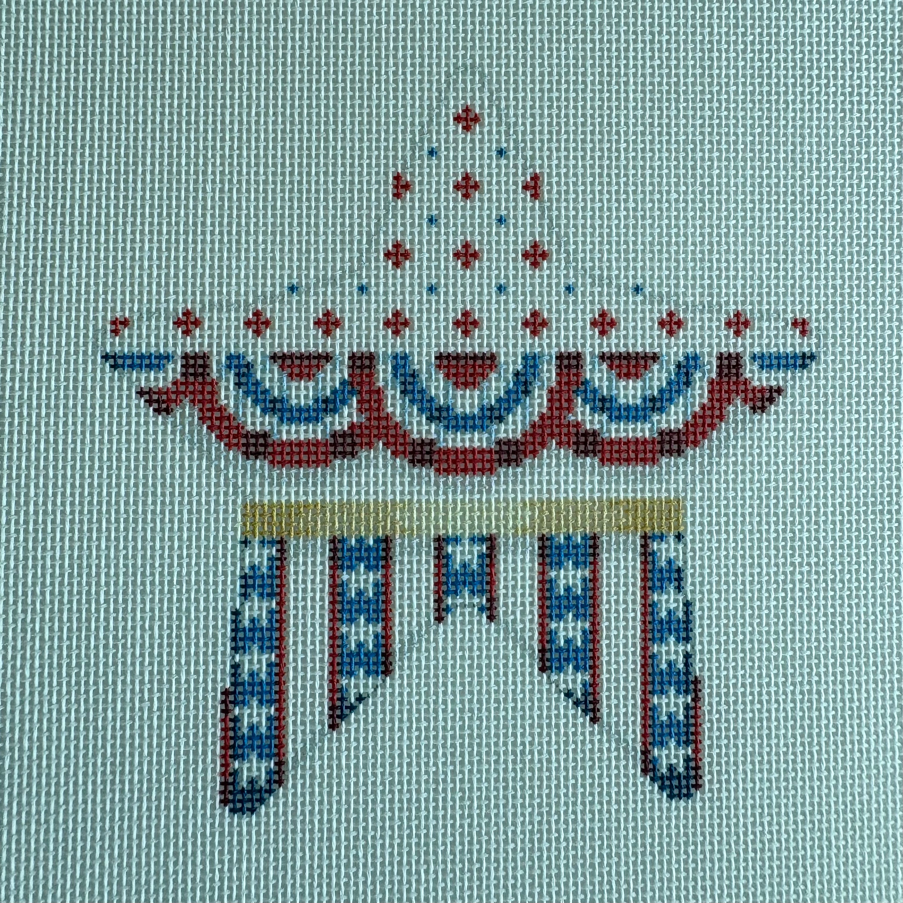 Patriotic Star-large with bunting