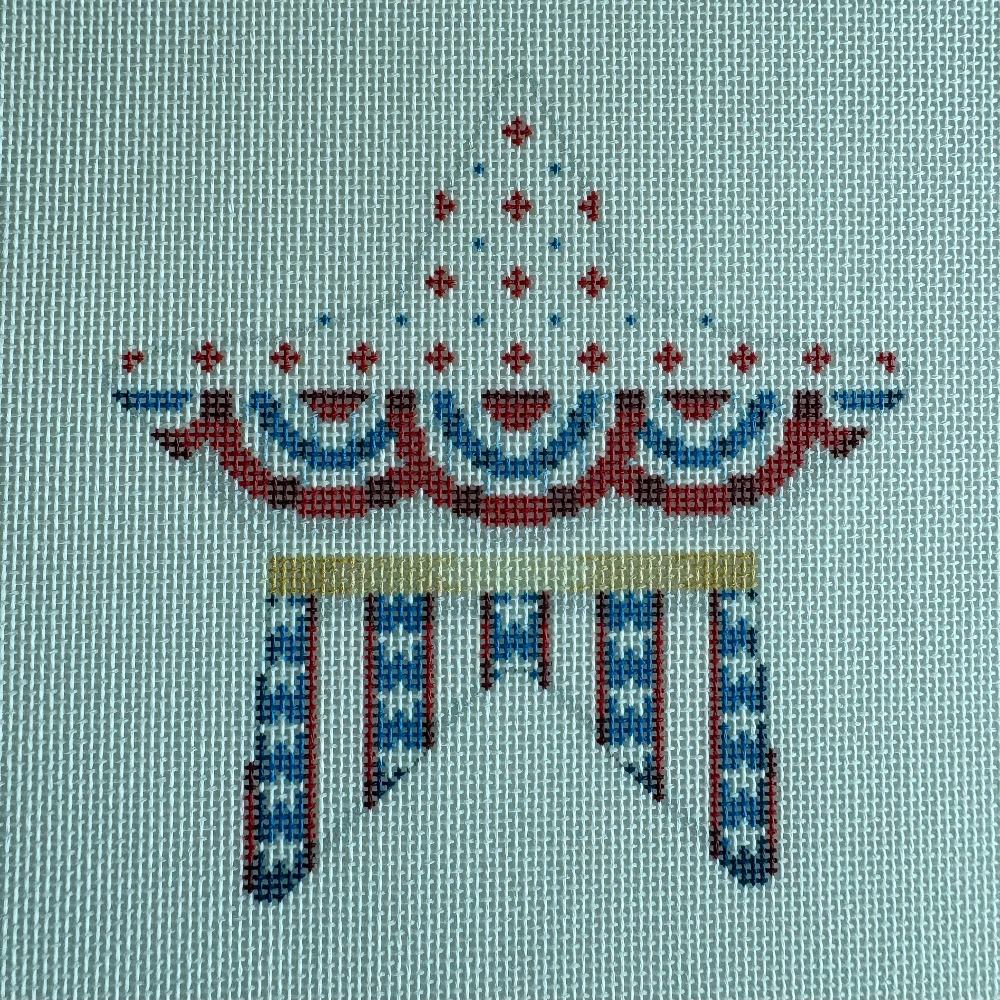 Patriotic Star-large with bunting