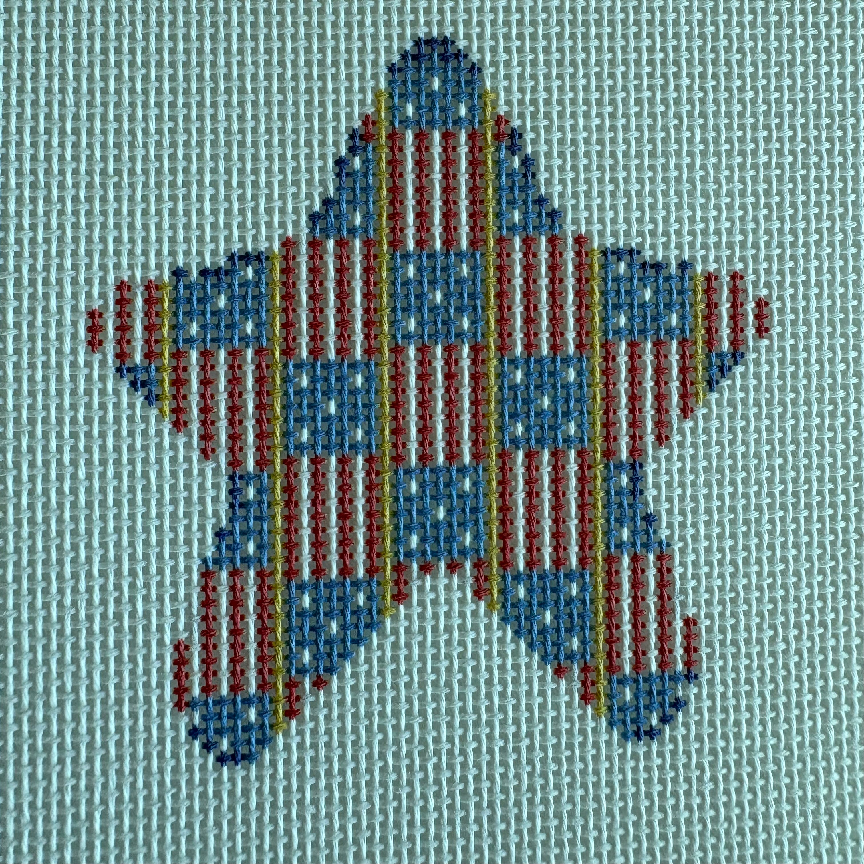Patriotic Star-large with flags
