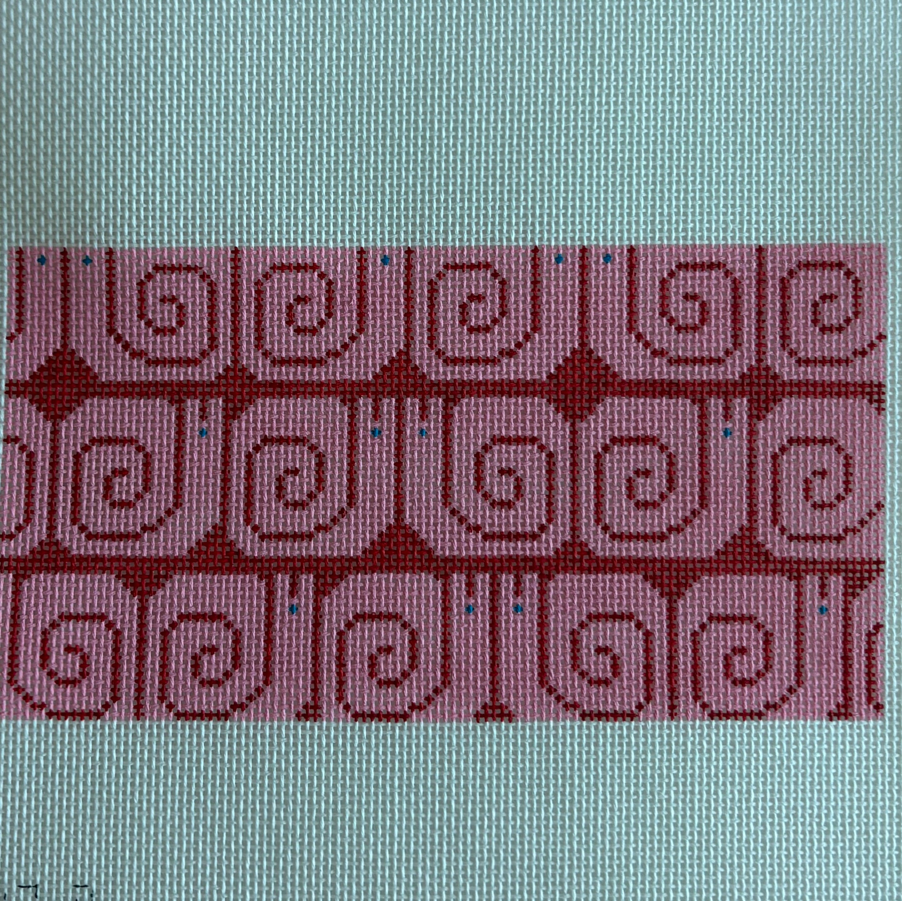 Snails Pink on Red