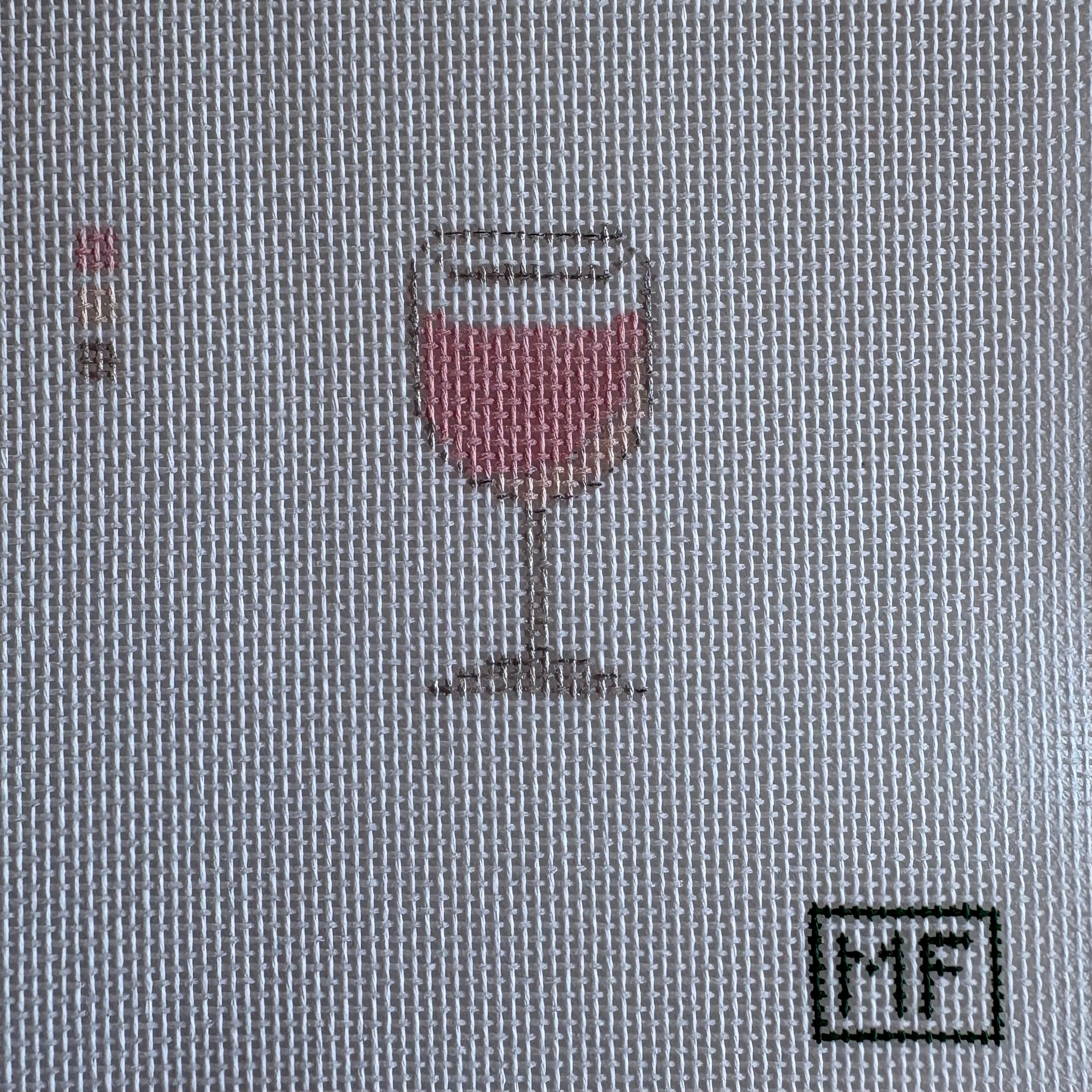 Rose Wine Glass - Mini