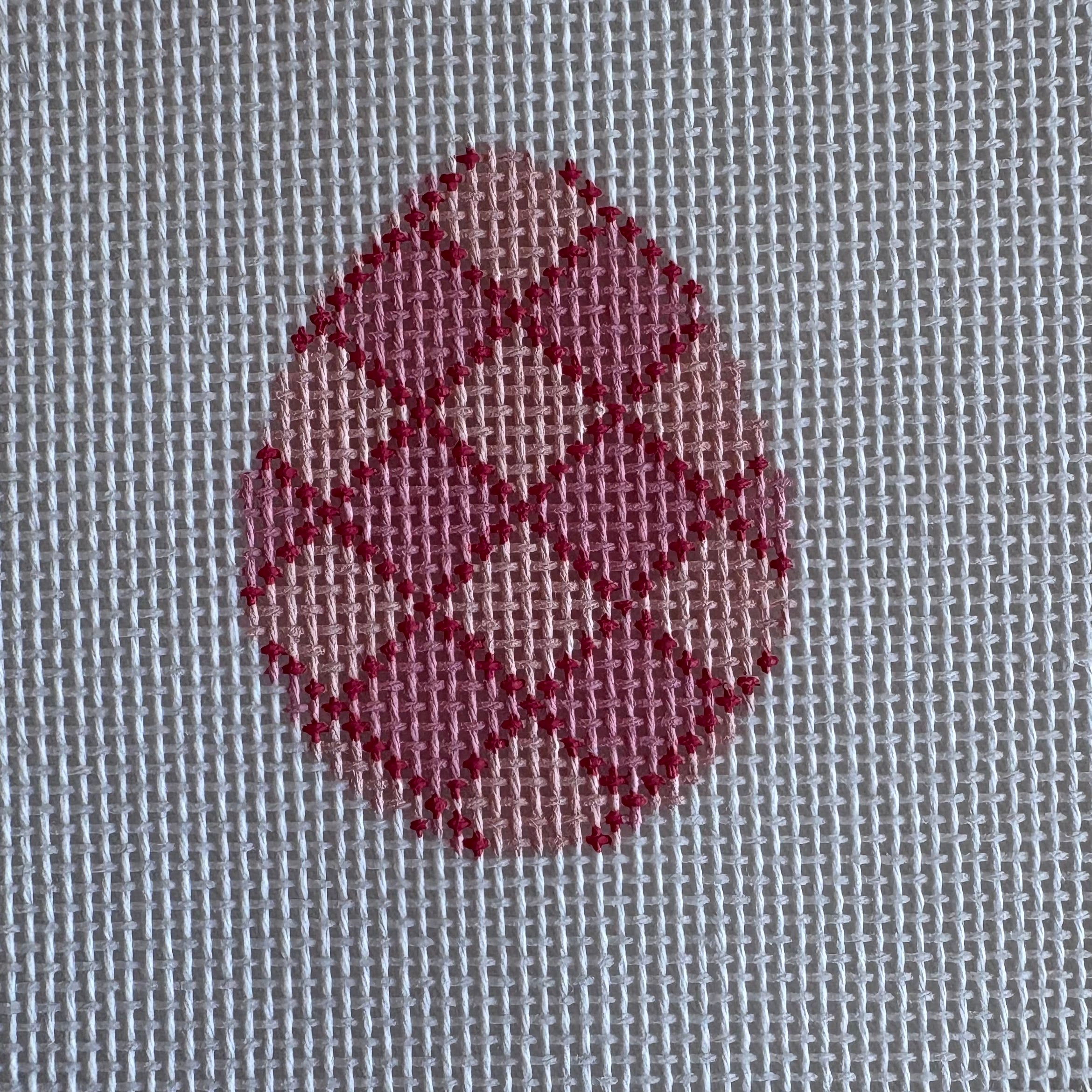 Egg - Pink Argyle
