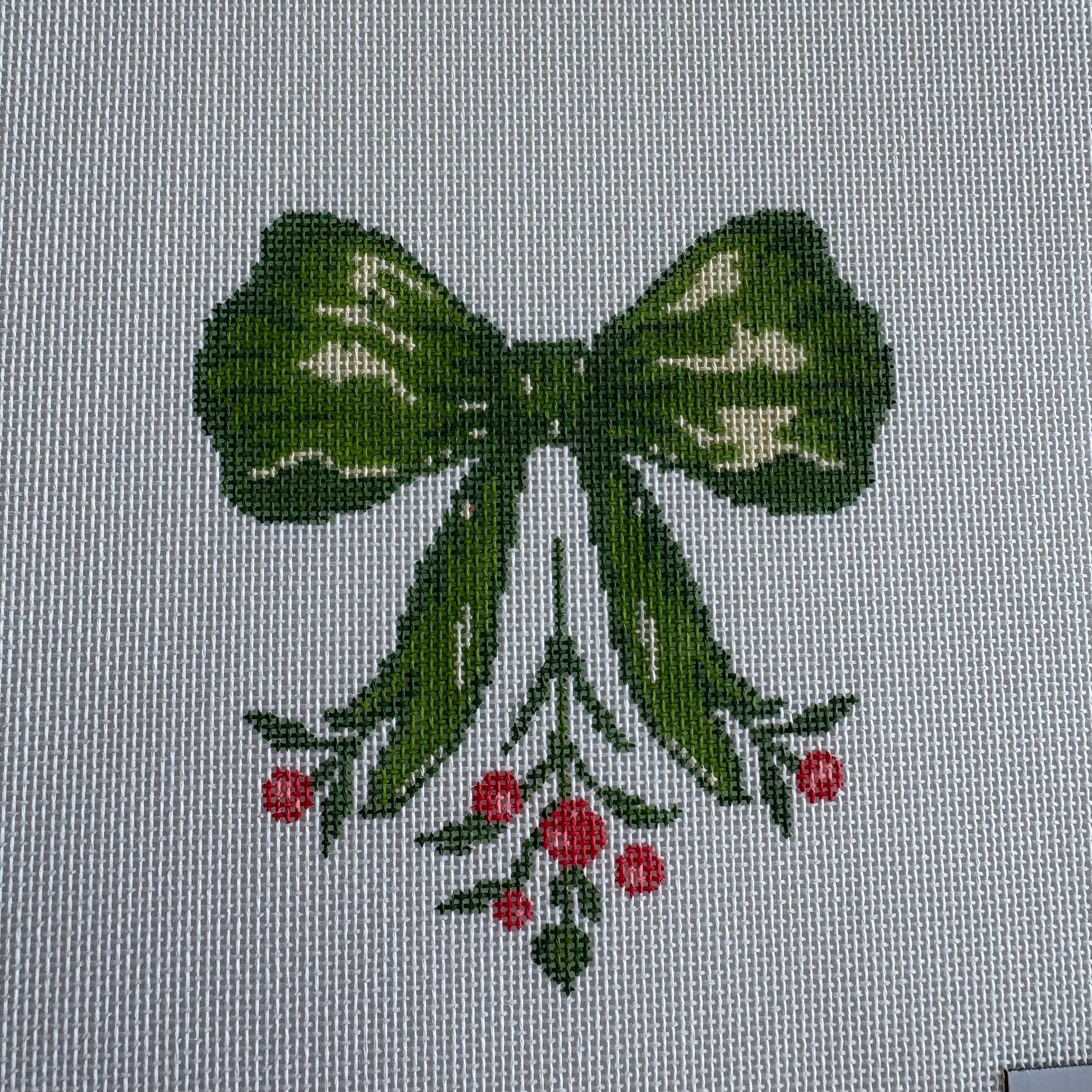 Green Botanical Bow Small