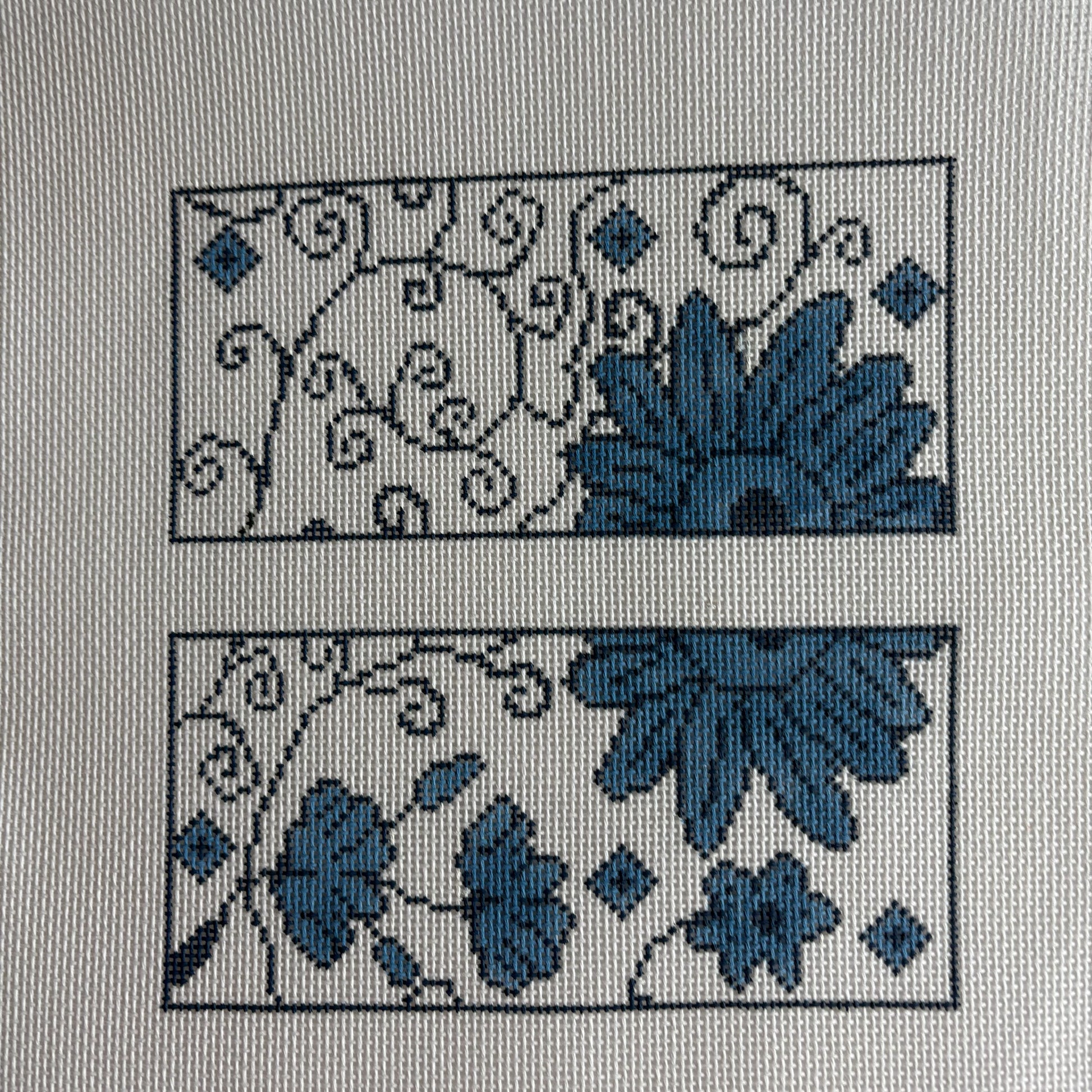 Blue Floral Pattern