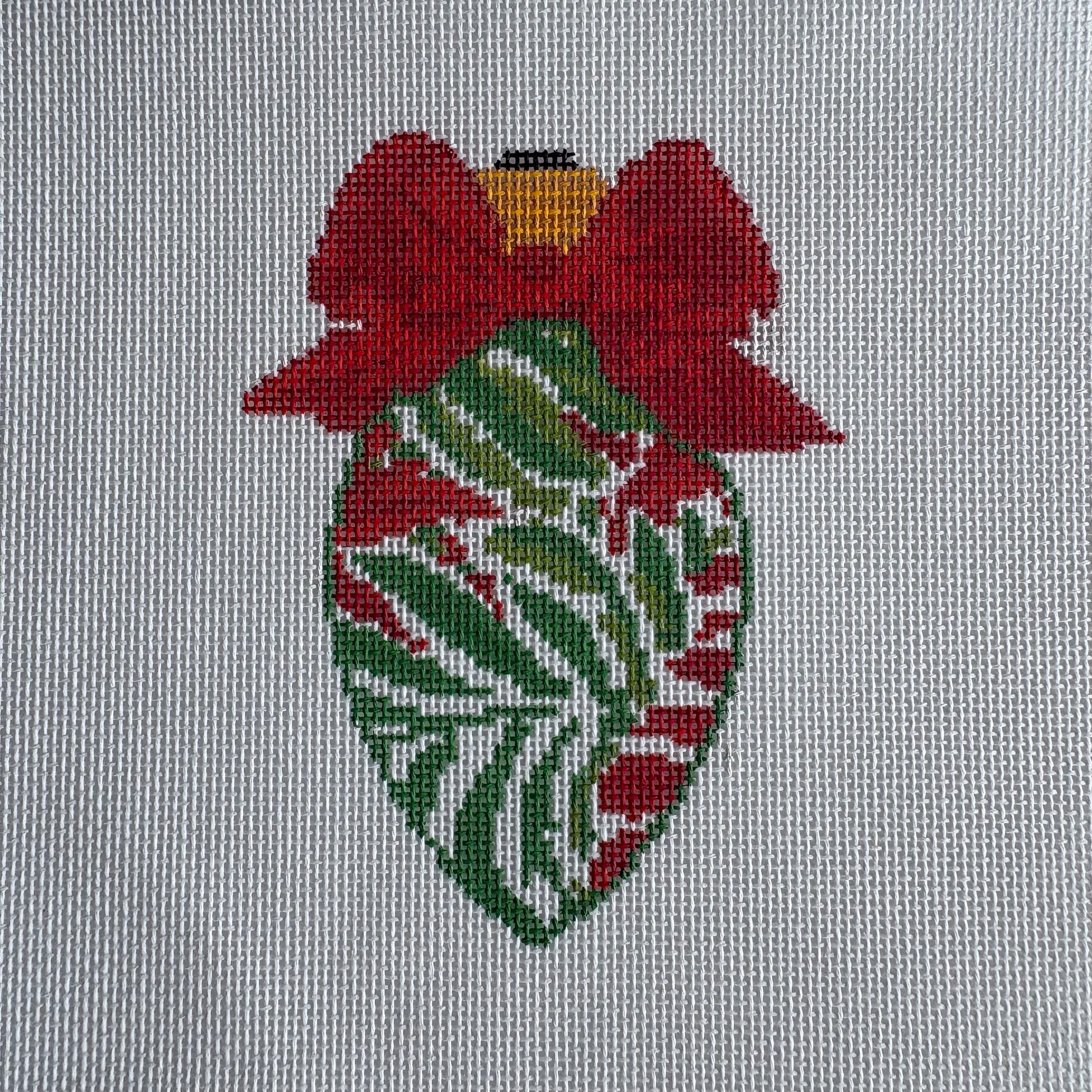 Christmas Light Bulb Red Bow