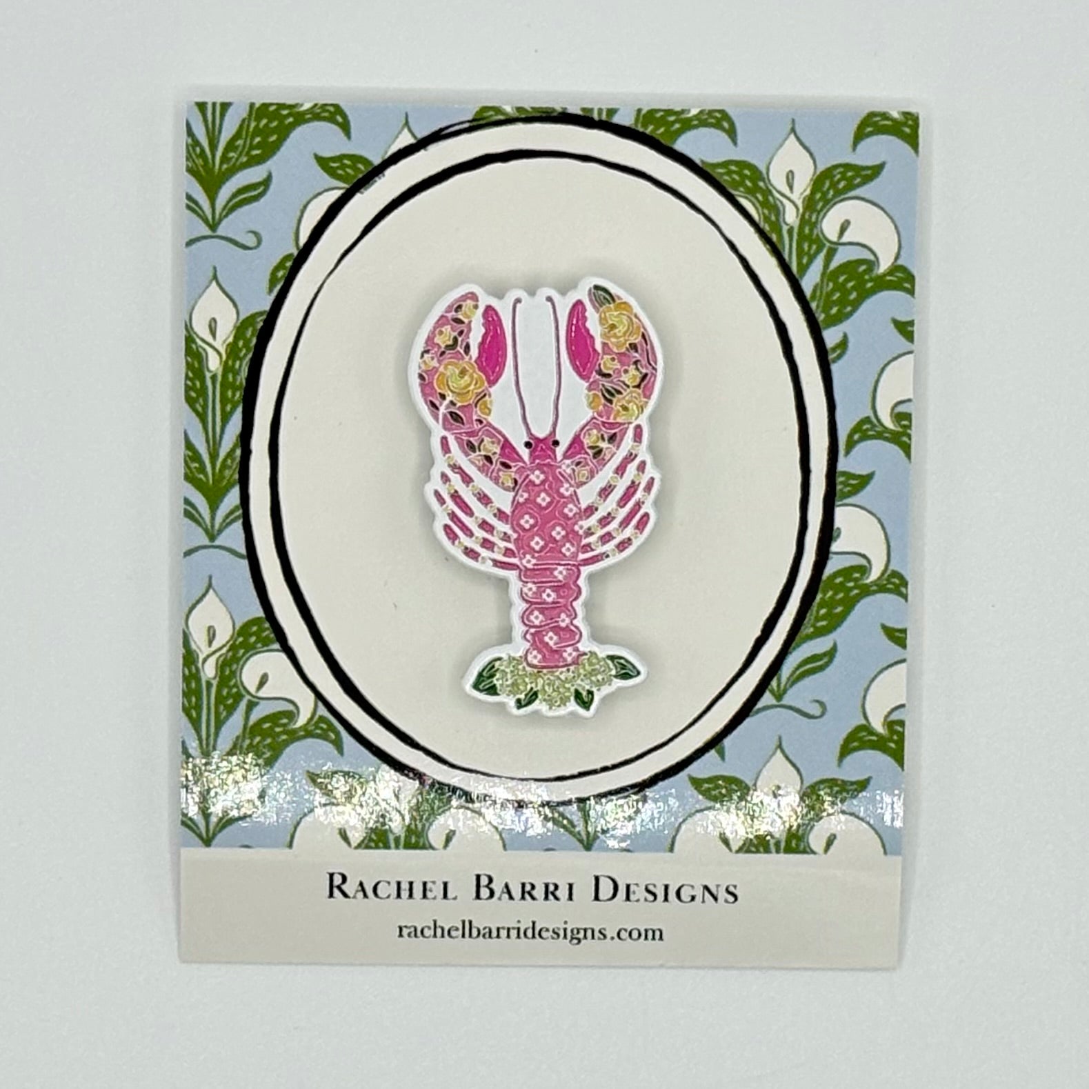 Pink Lobster Needle Minder