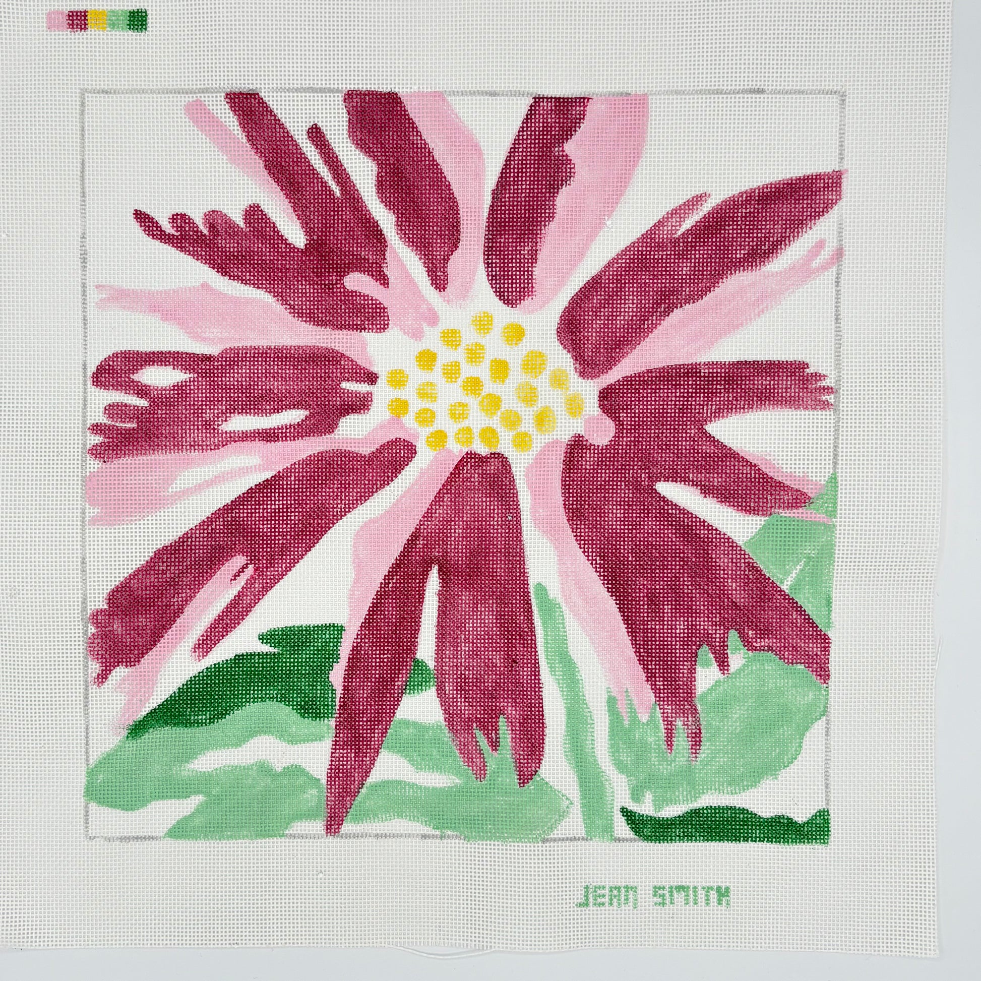 Large Pink Splash Flower