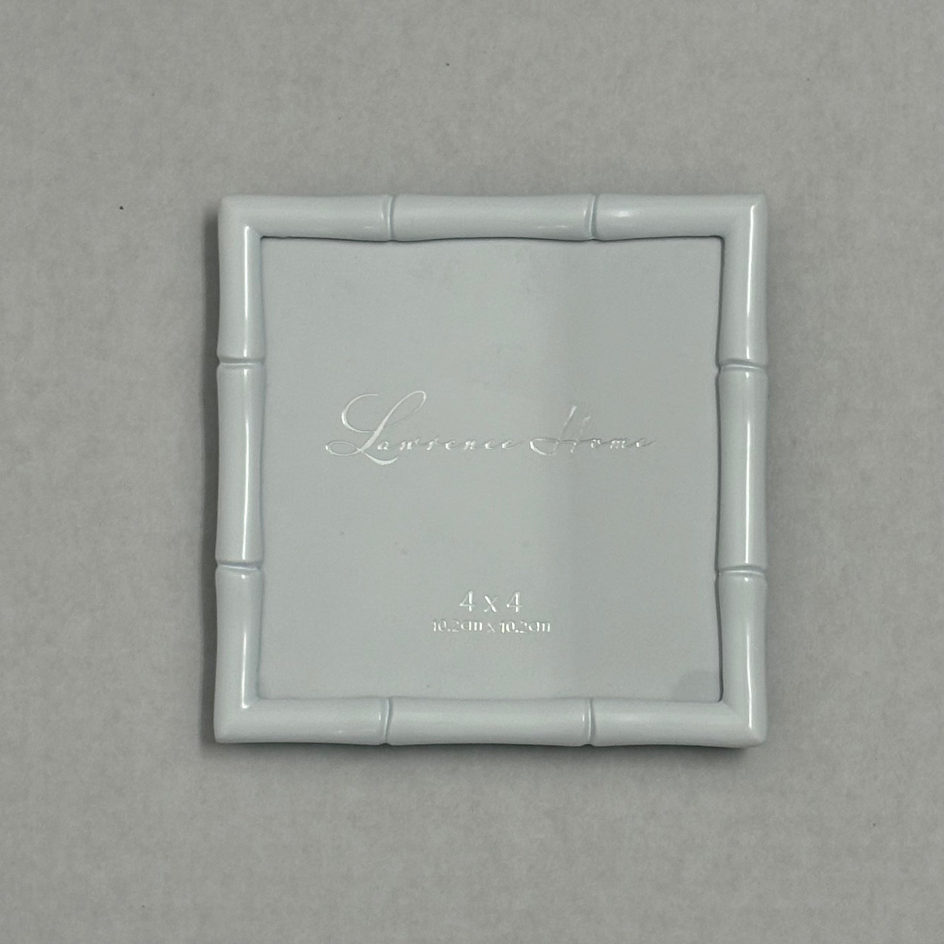 Frame - white metal bamboo