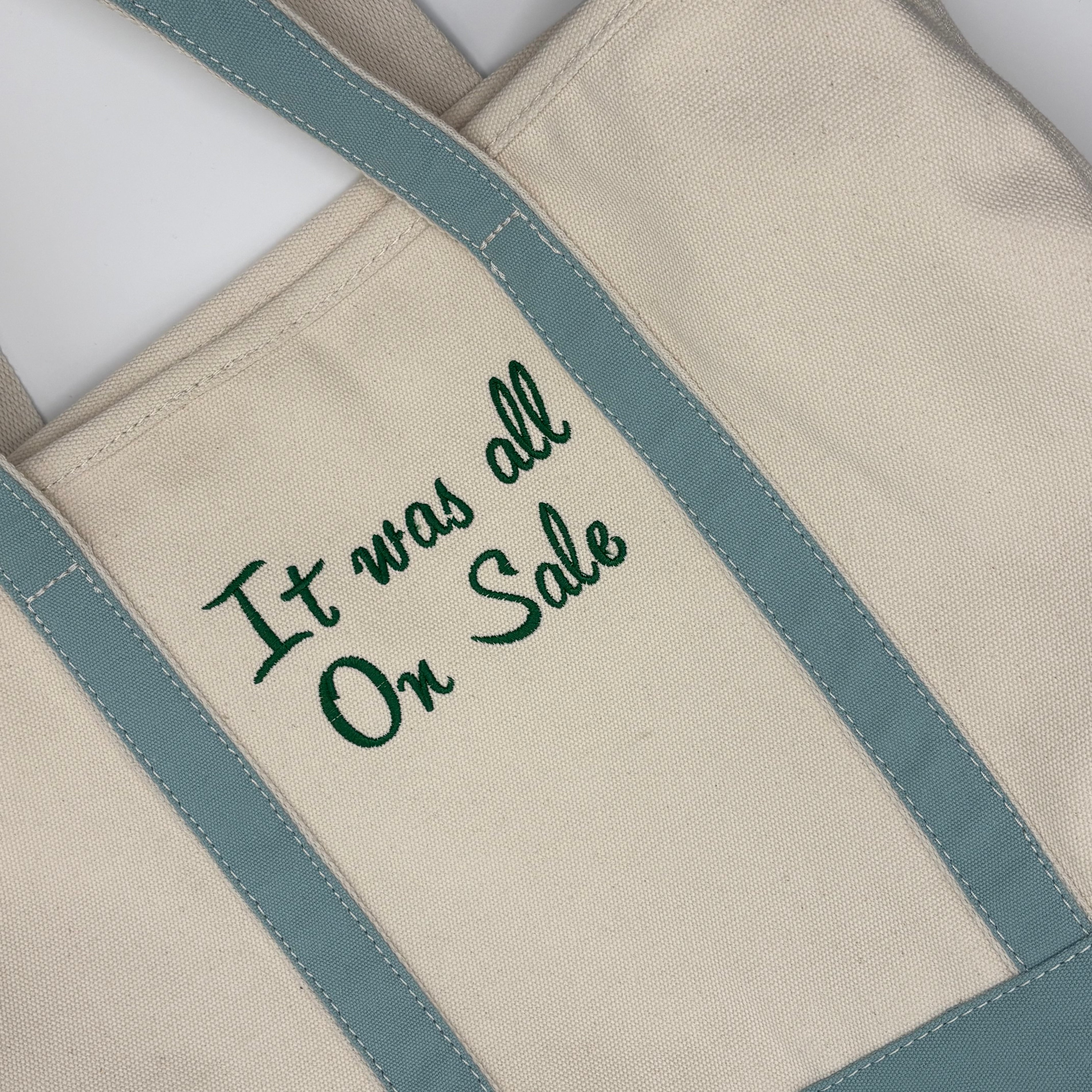 Project tote bag- It was All on Sale