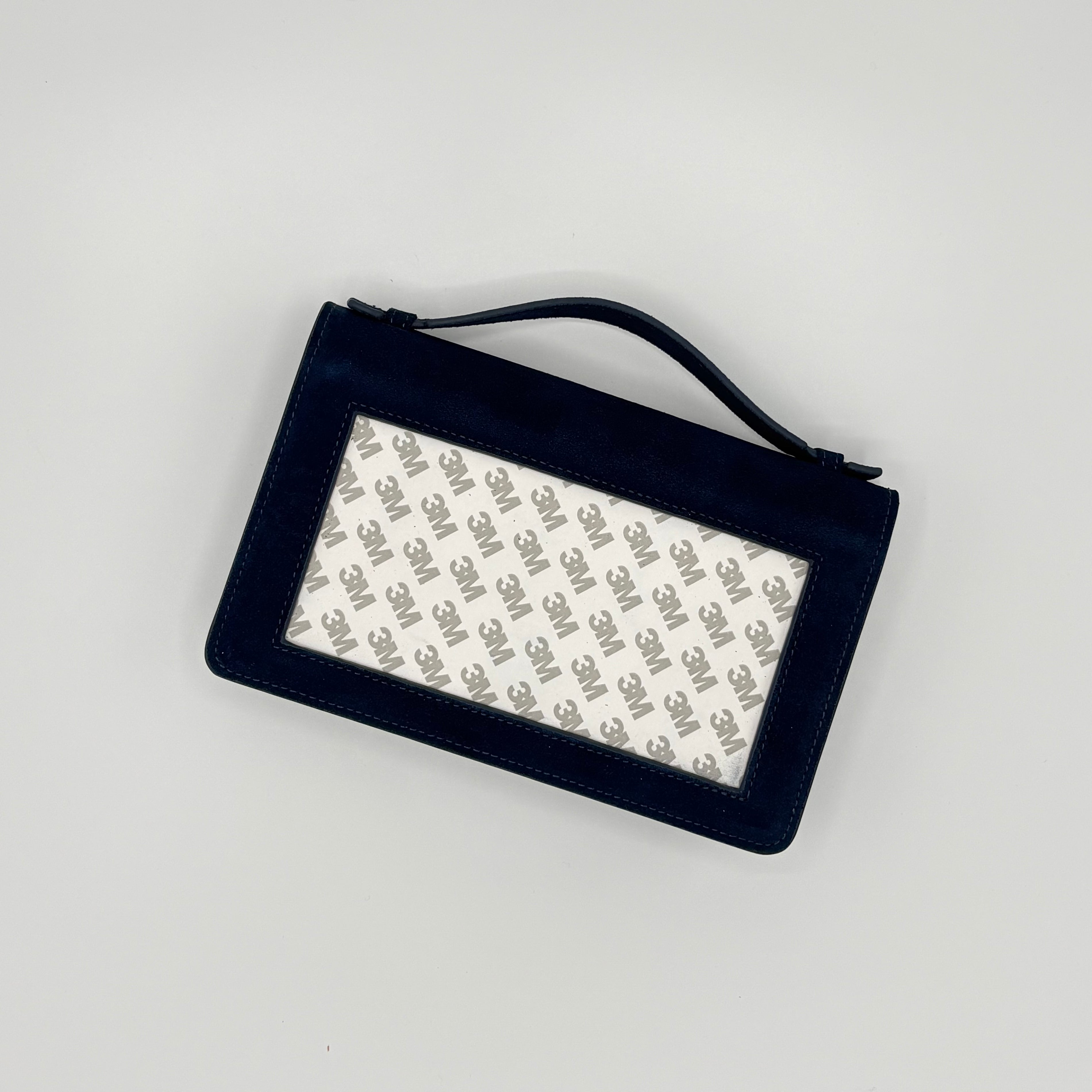 Everyday Clutch- navy suede