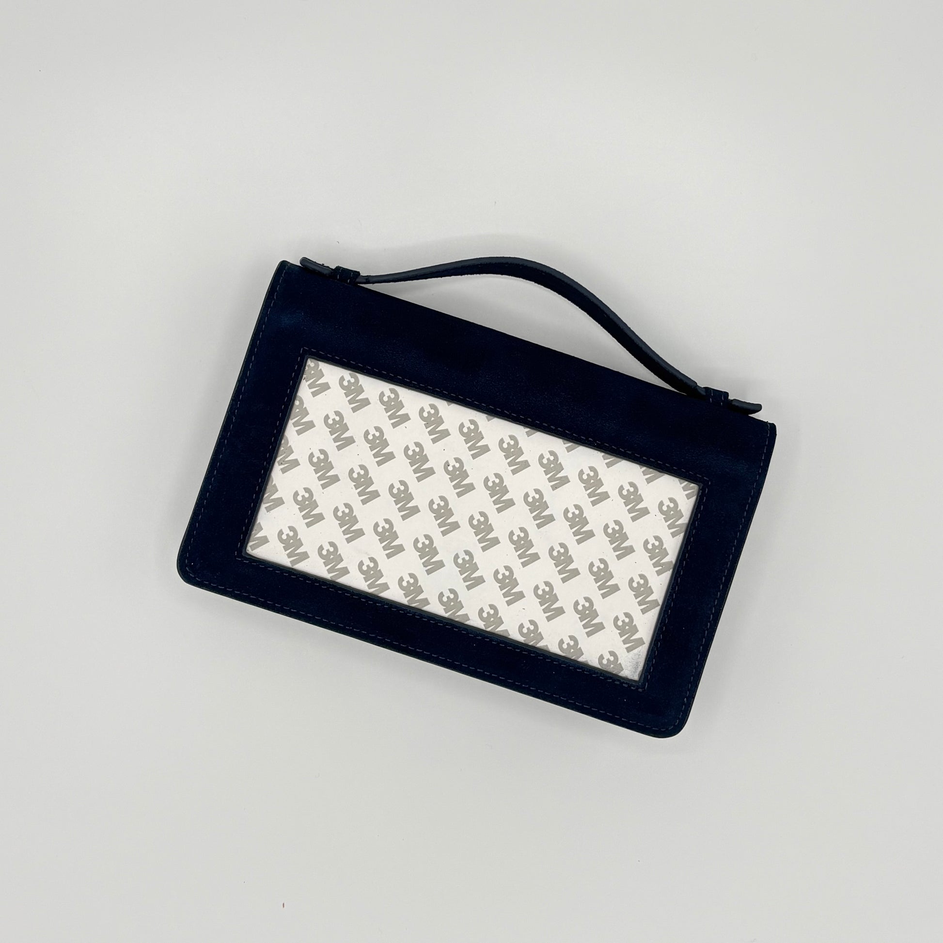 Everyday Clutch- navy suede
