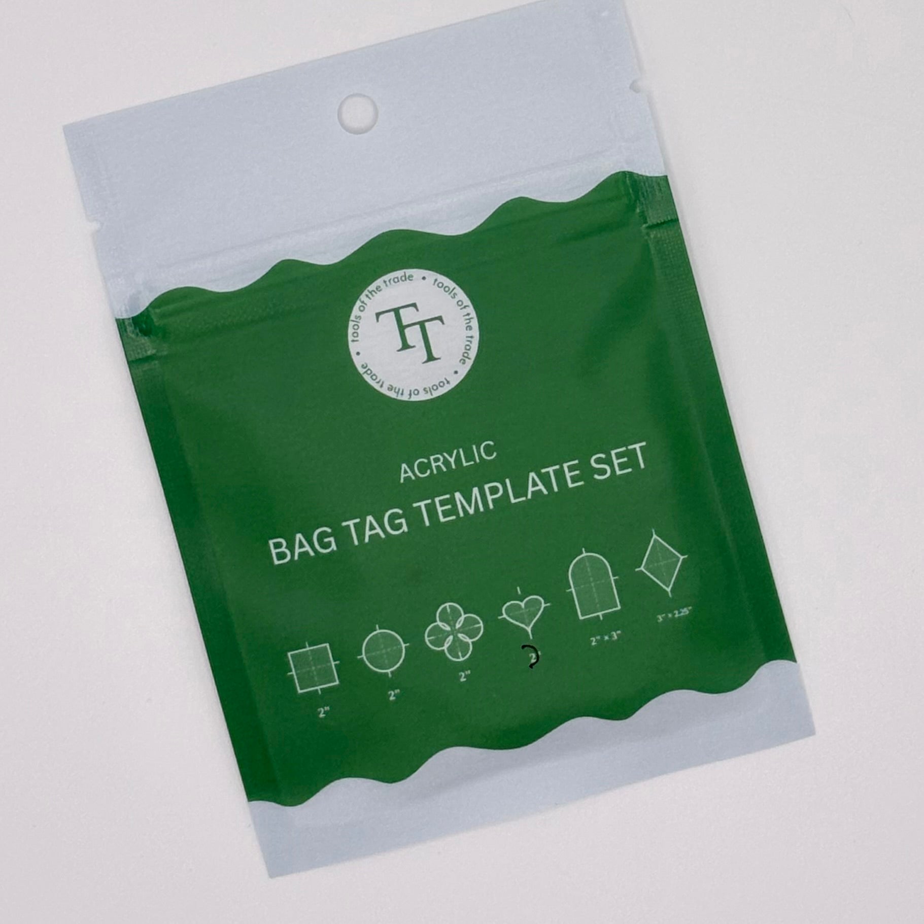 Template- bag tag set