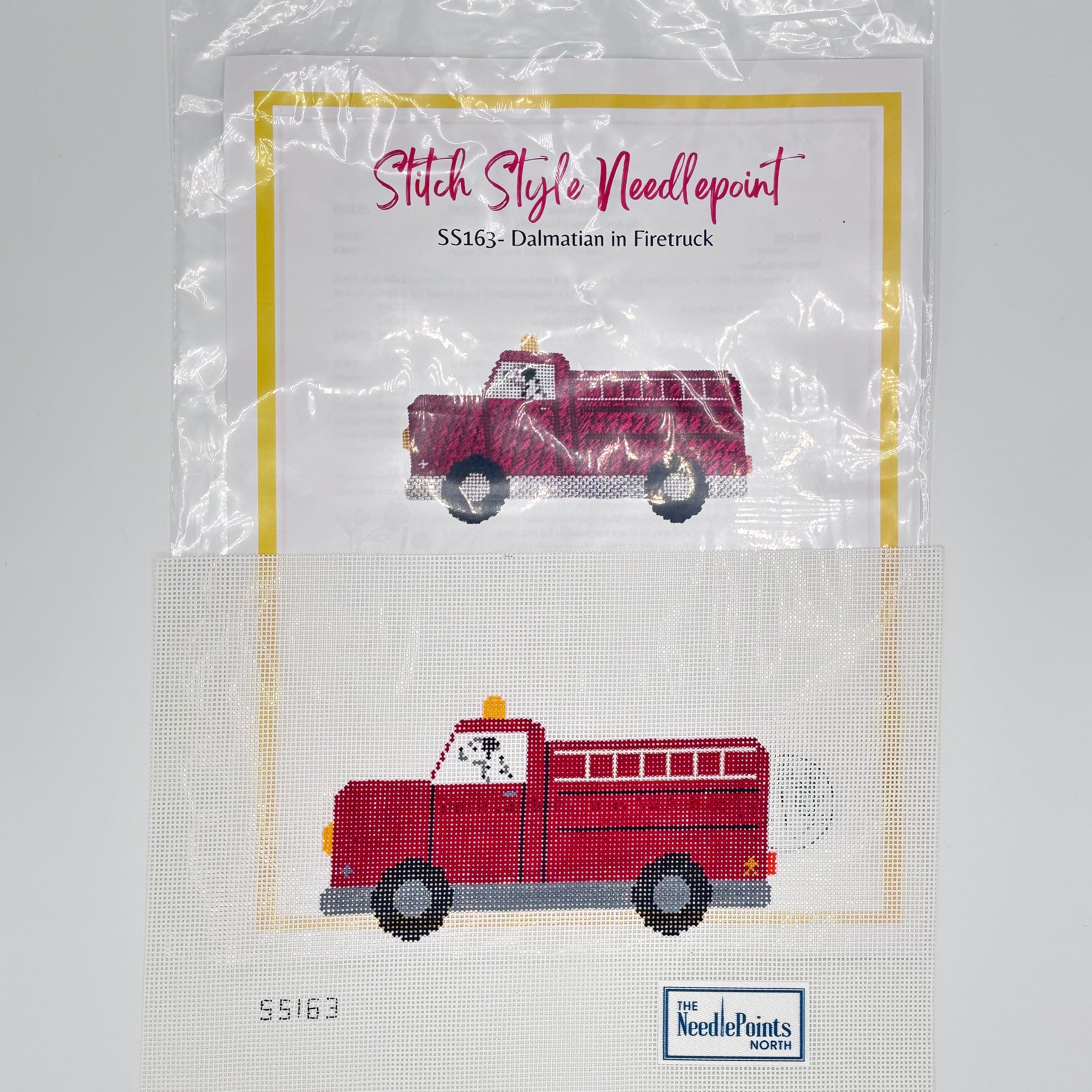 Dalmatian in Firetruck