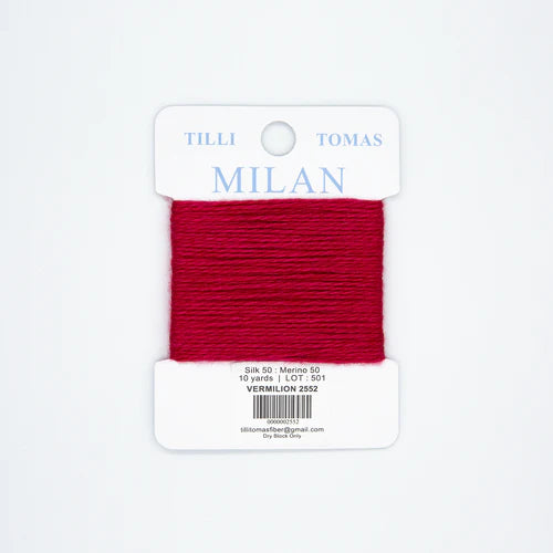 Milan - Cards Vermillion