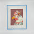 Hen in floral dress