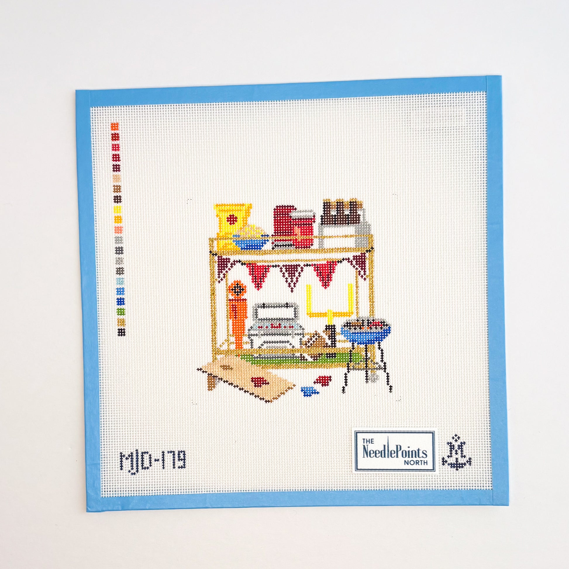 Football tailgate bar cart