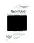 Neon Rays Black