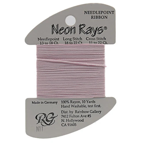 Neon Rays Pale Pink